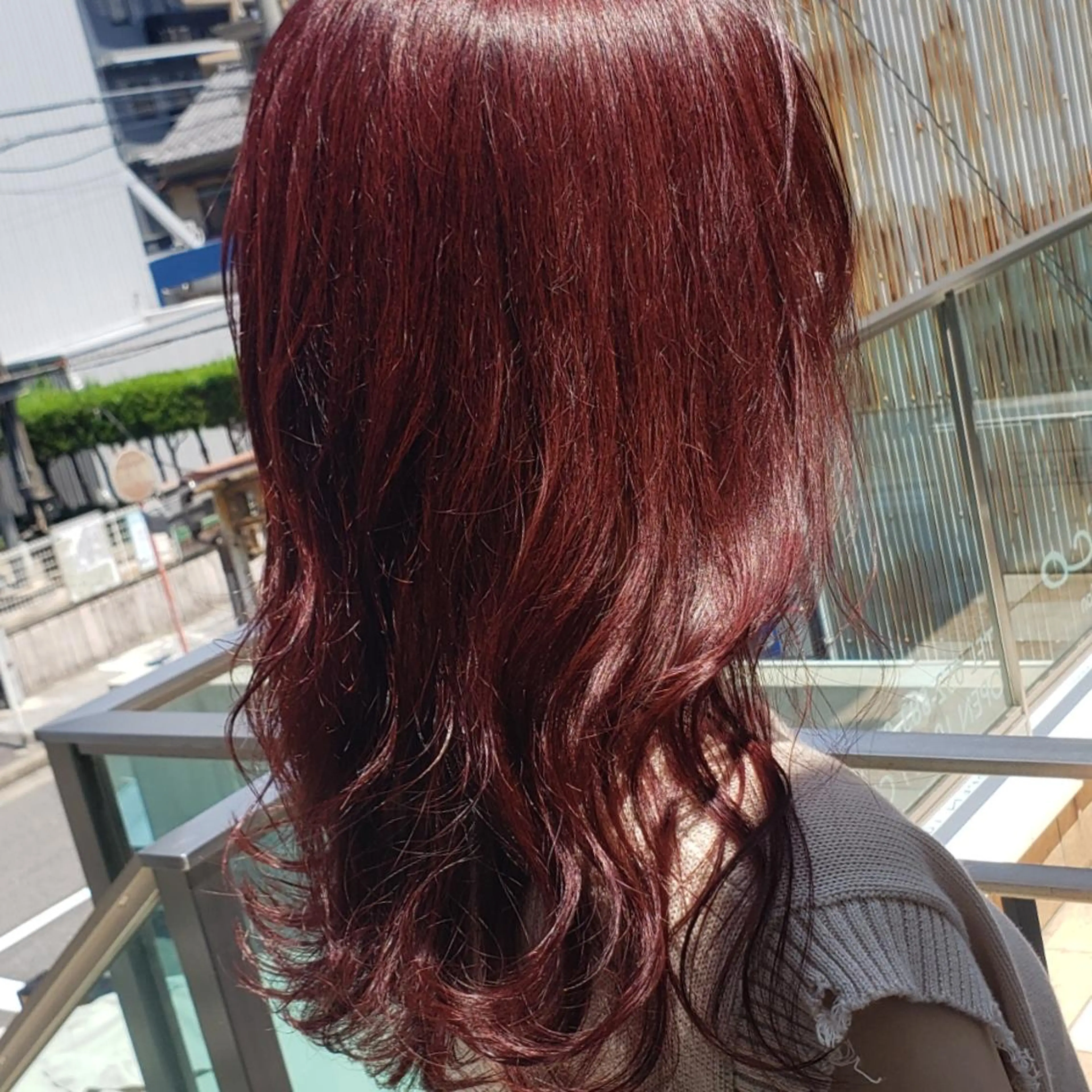 ロング カラー あかね☆ヘアアレンジ /ボブ/縮毛矯正のヘアスタイル