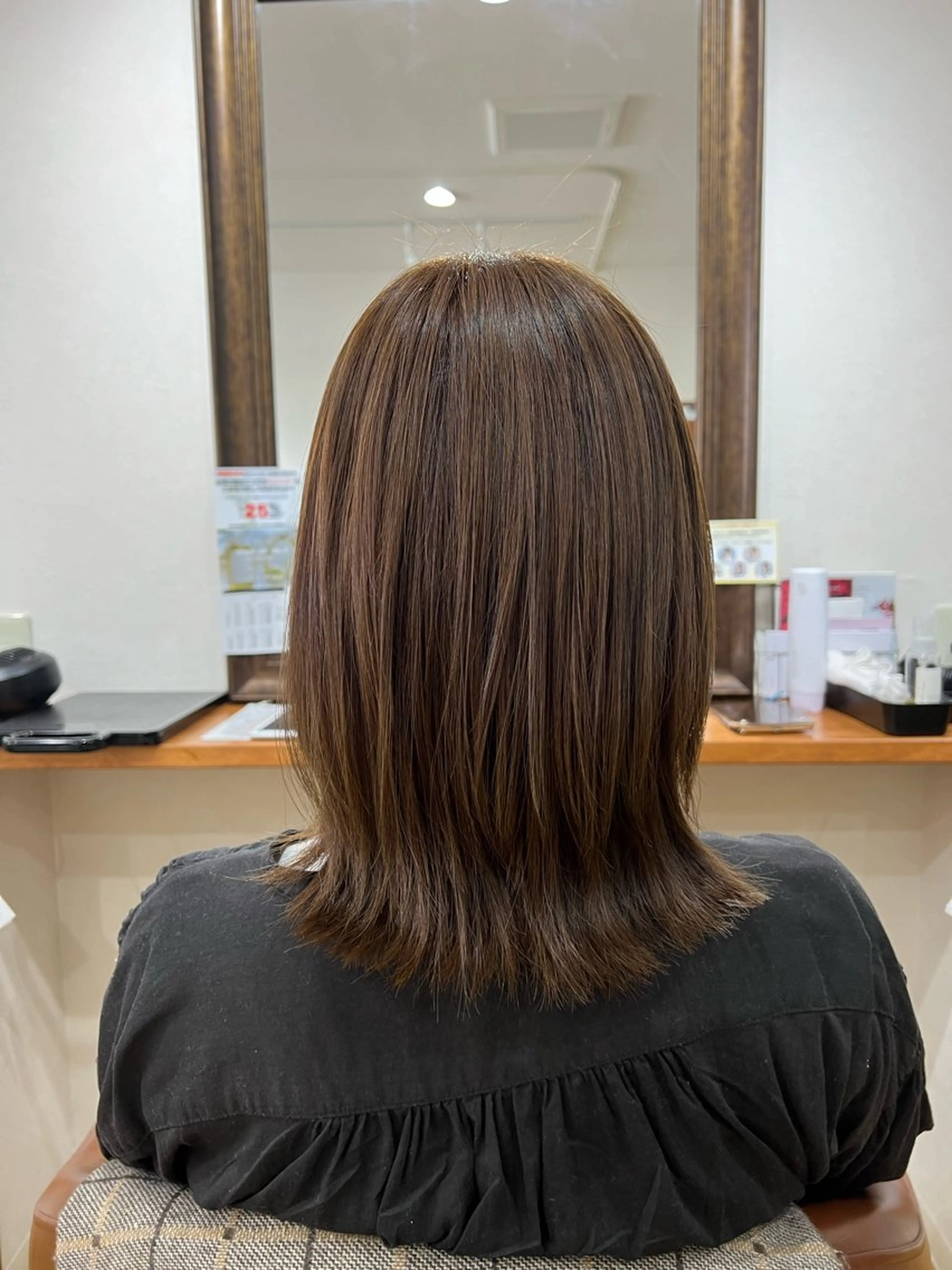 ミディアム 透明感カラー🩵/ 艶カラー/minaのヘアスタイル