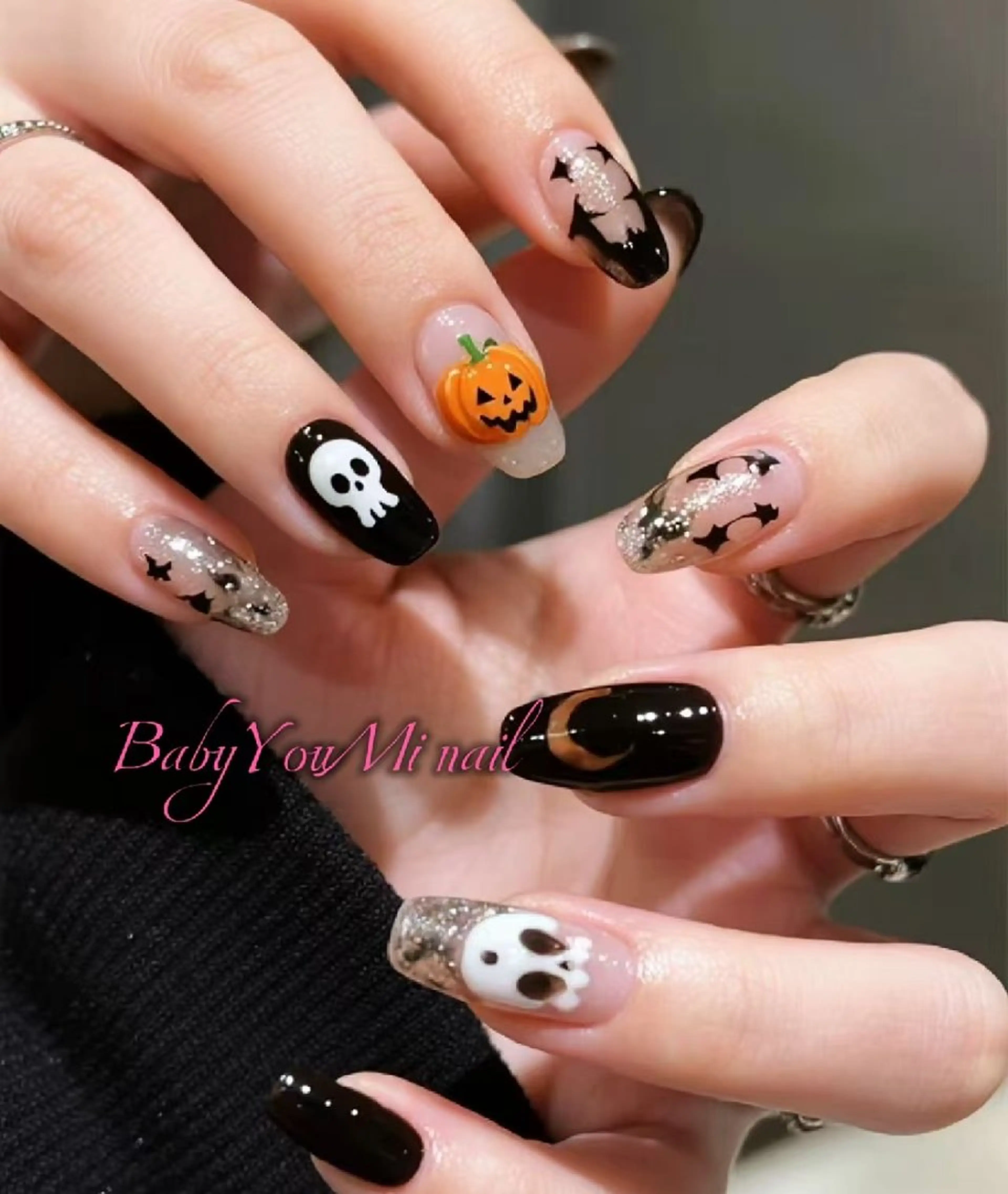 ネイル オーロラネイル フラワーネイル フットネイル フレンチネイル ジェルネイル ハンドネイル Oomiya 服部のネイルデザイン