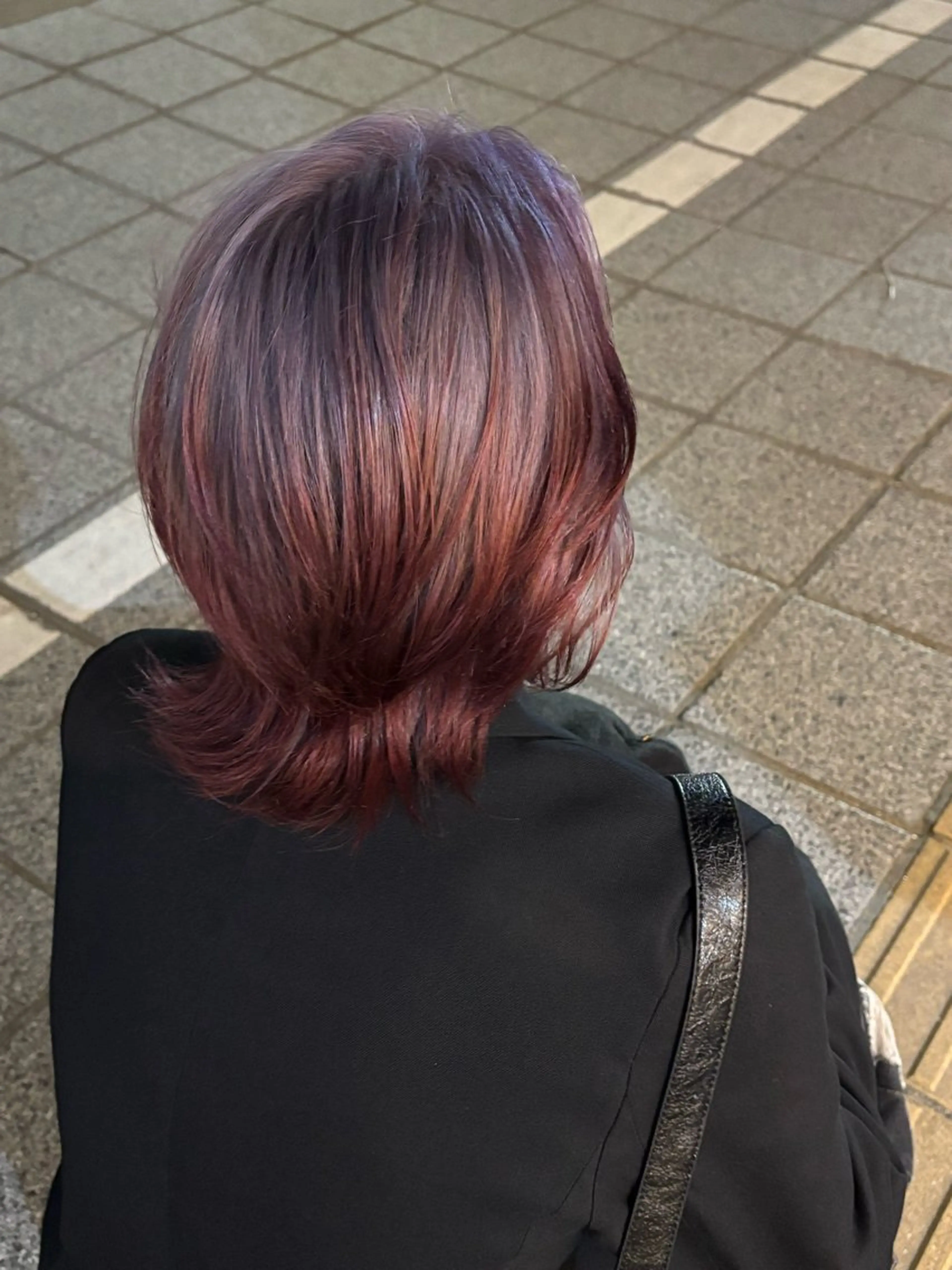 ミディアム カラー メンズ ヘアカラー 🍓ハイトーンカラー 🎀nene🍓のヘアスタイル