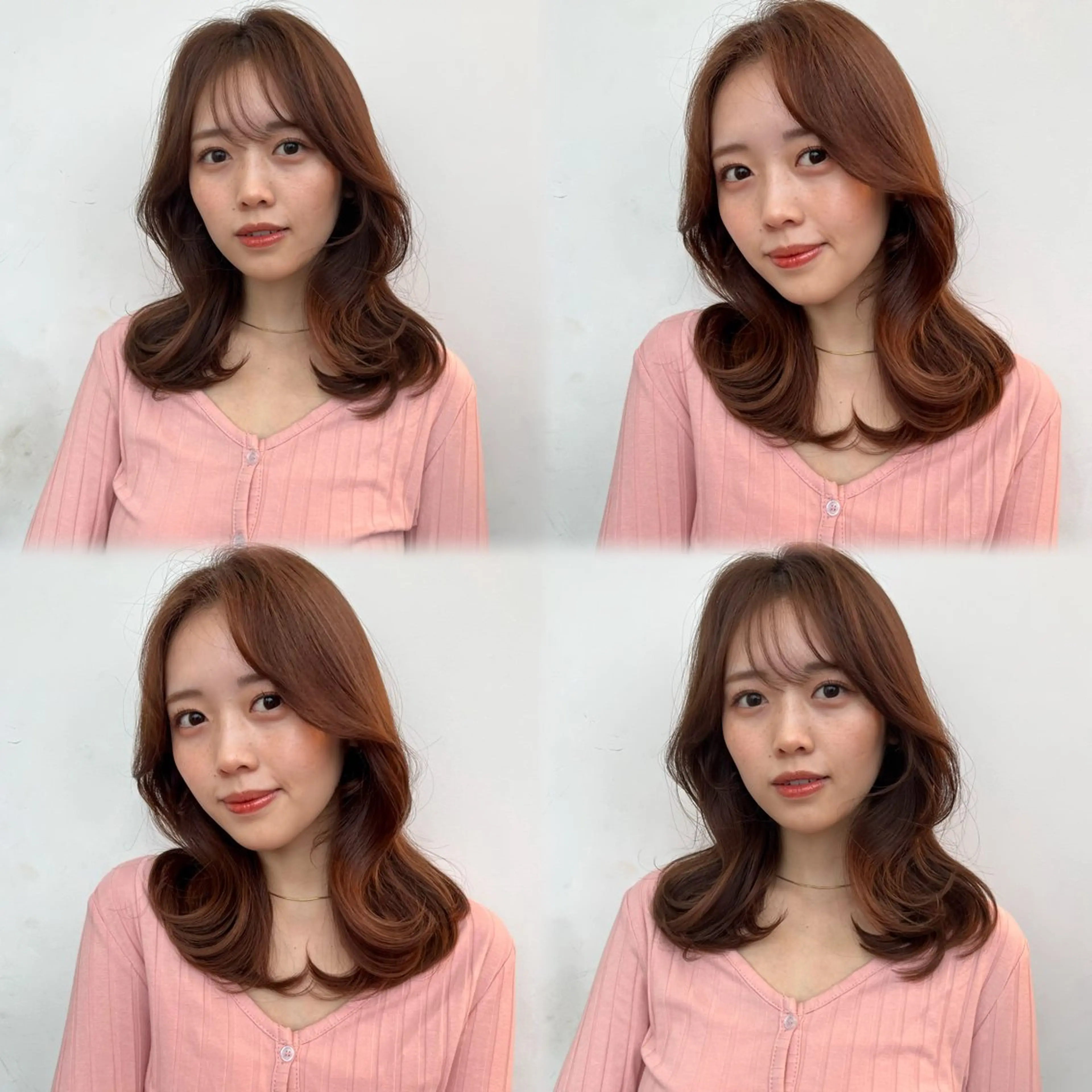 ミディアム レイヤーくびれヘア アレンジmanakaのヘアスタイル