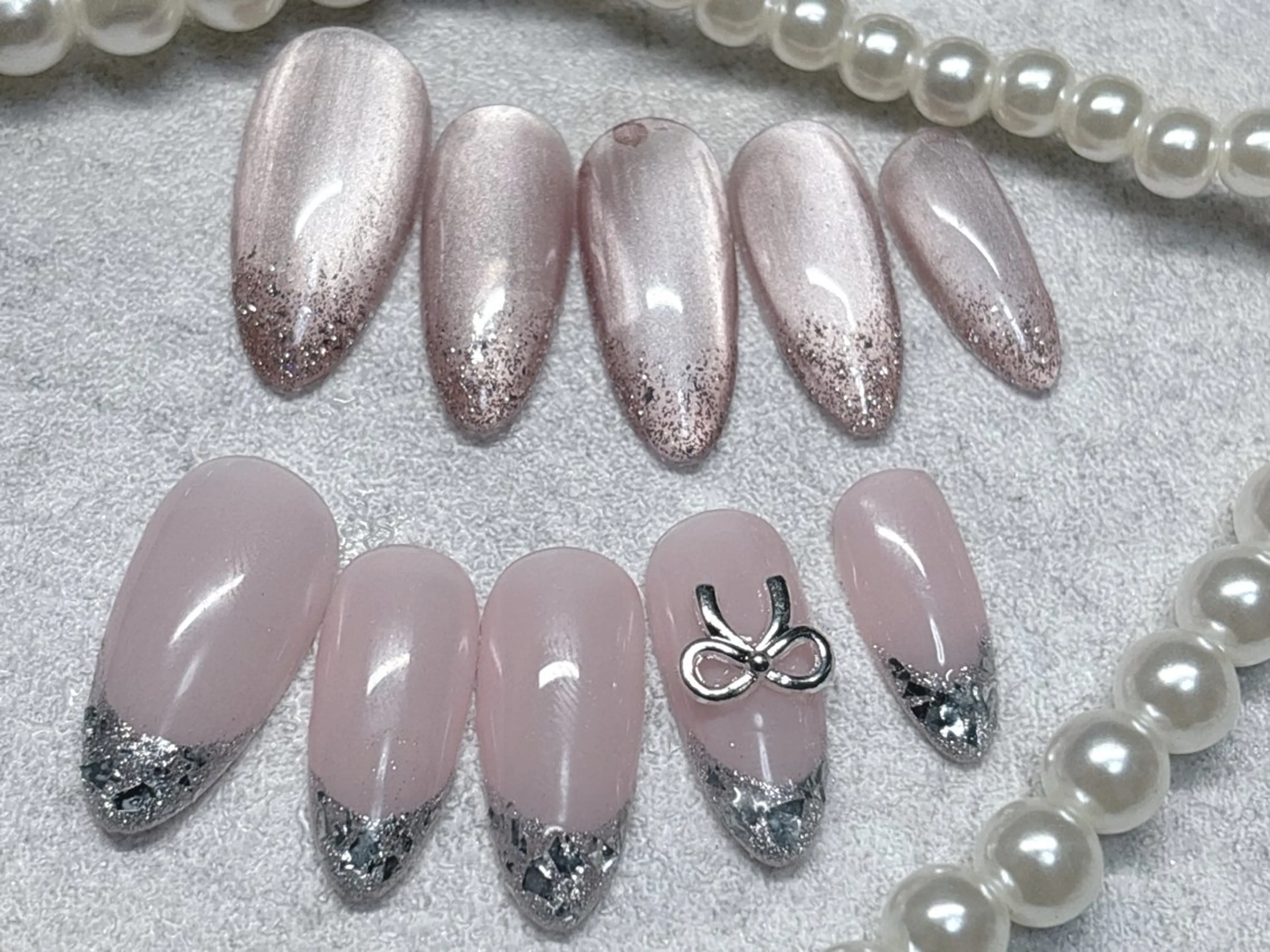 ネイル ワンホンネイル 認定講師／歴20年 パラジェル　Growのネイルデザイン