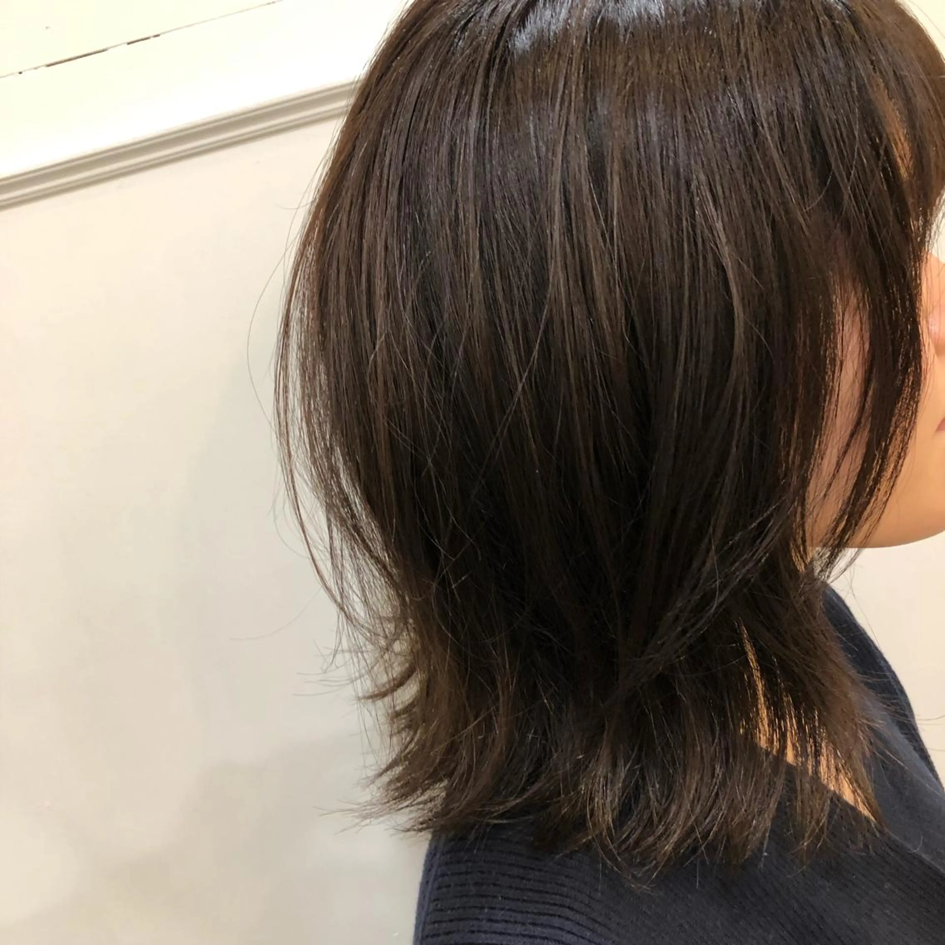ミディアム カラー 畠山 渚のヘアスタイル
