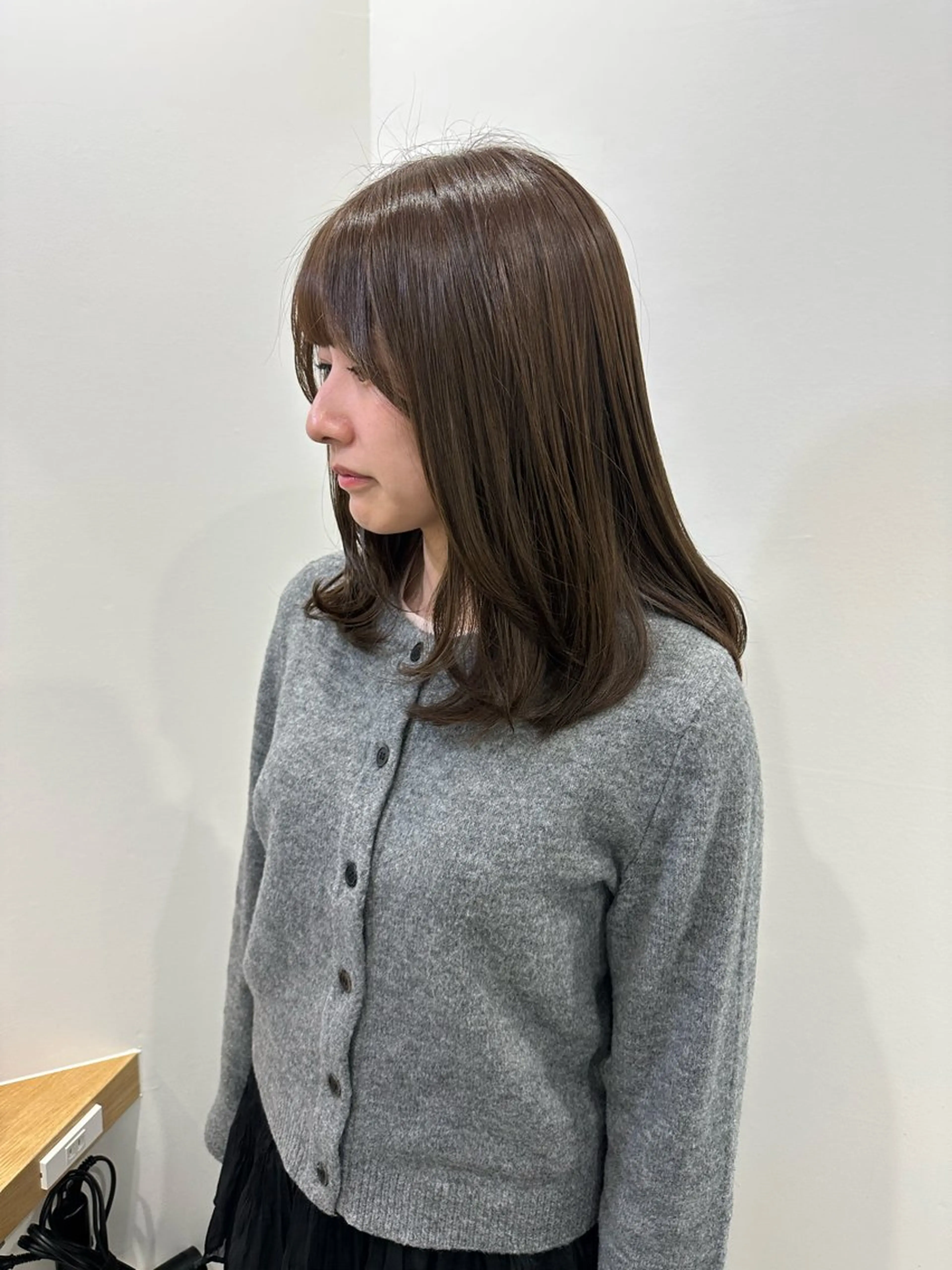 セミロング カラー カット ヘアカラー トリートメント レイヤー/ナチュラル 💐nao.のヘアスタイル