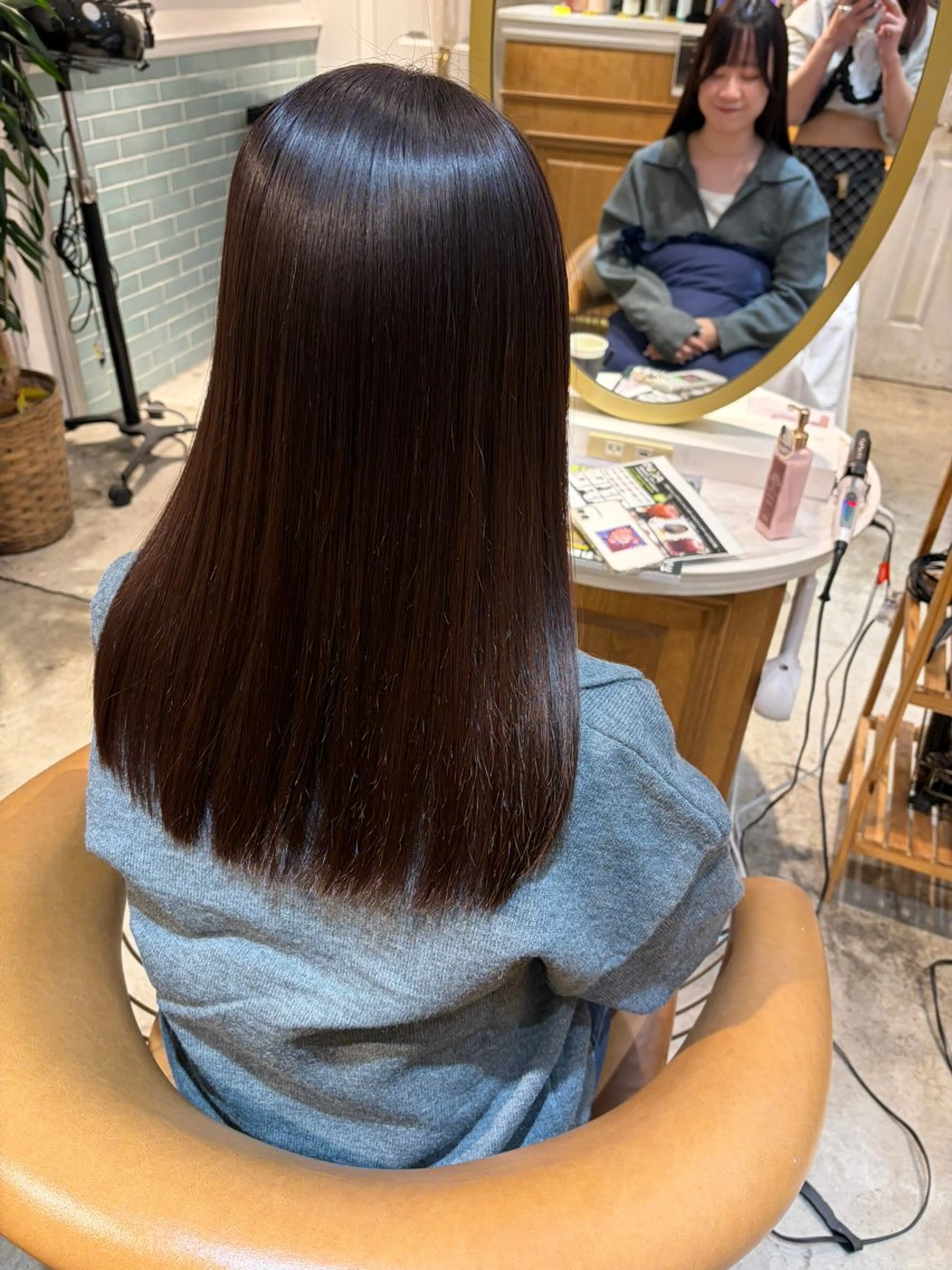 ロング 髪質改善 縮毛矯正 カット ヘアカラー トリートメント ヘアセット 髪質改善/ボブ /韓国/erikoのヘアスタイル