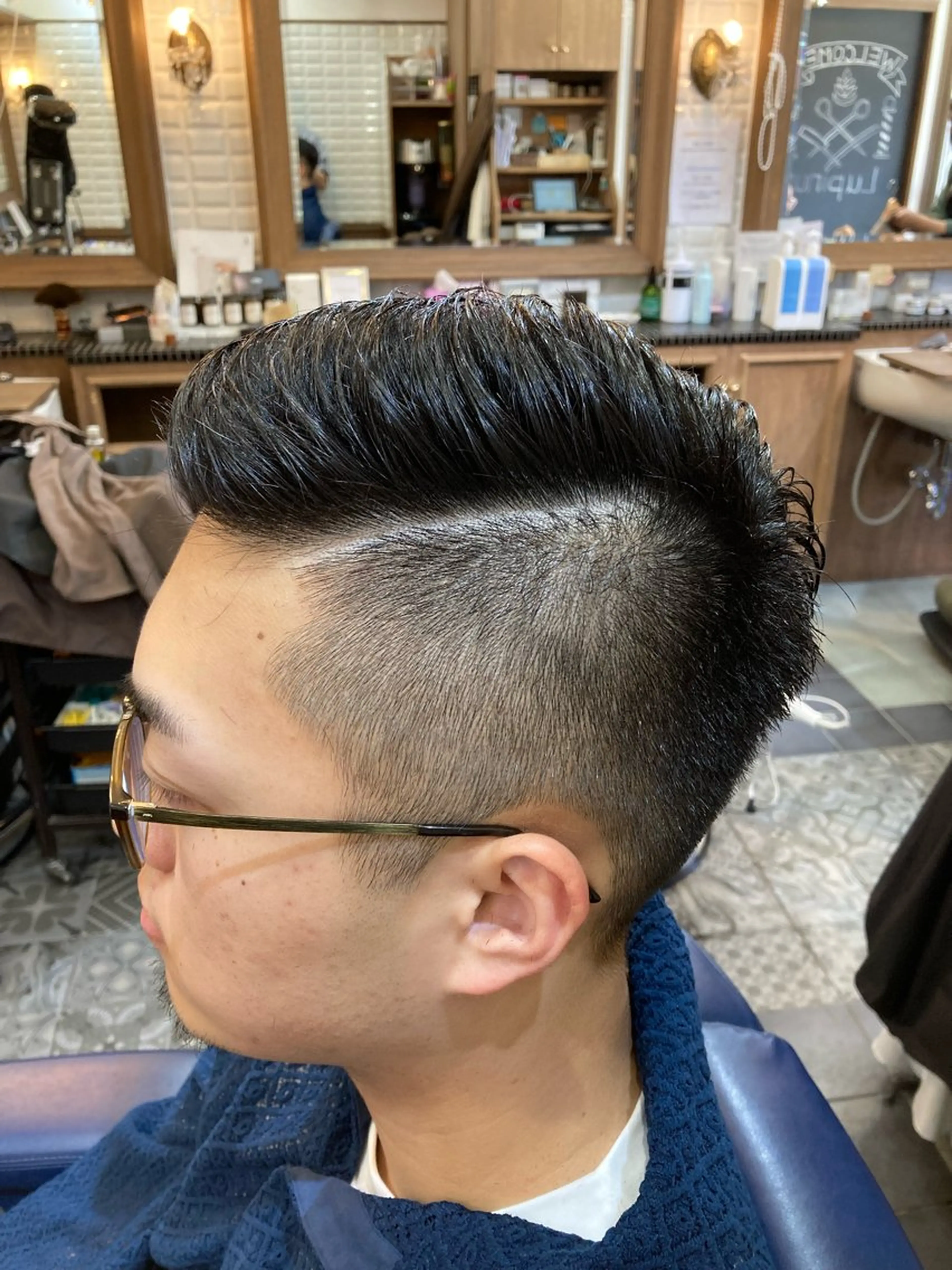 メンズ ツーブロック カット トリートメント ルピナス中田店長 山口大地のヘアスタイル