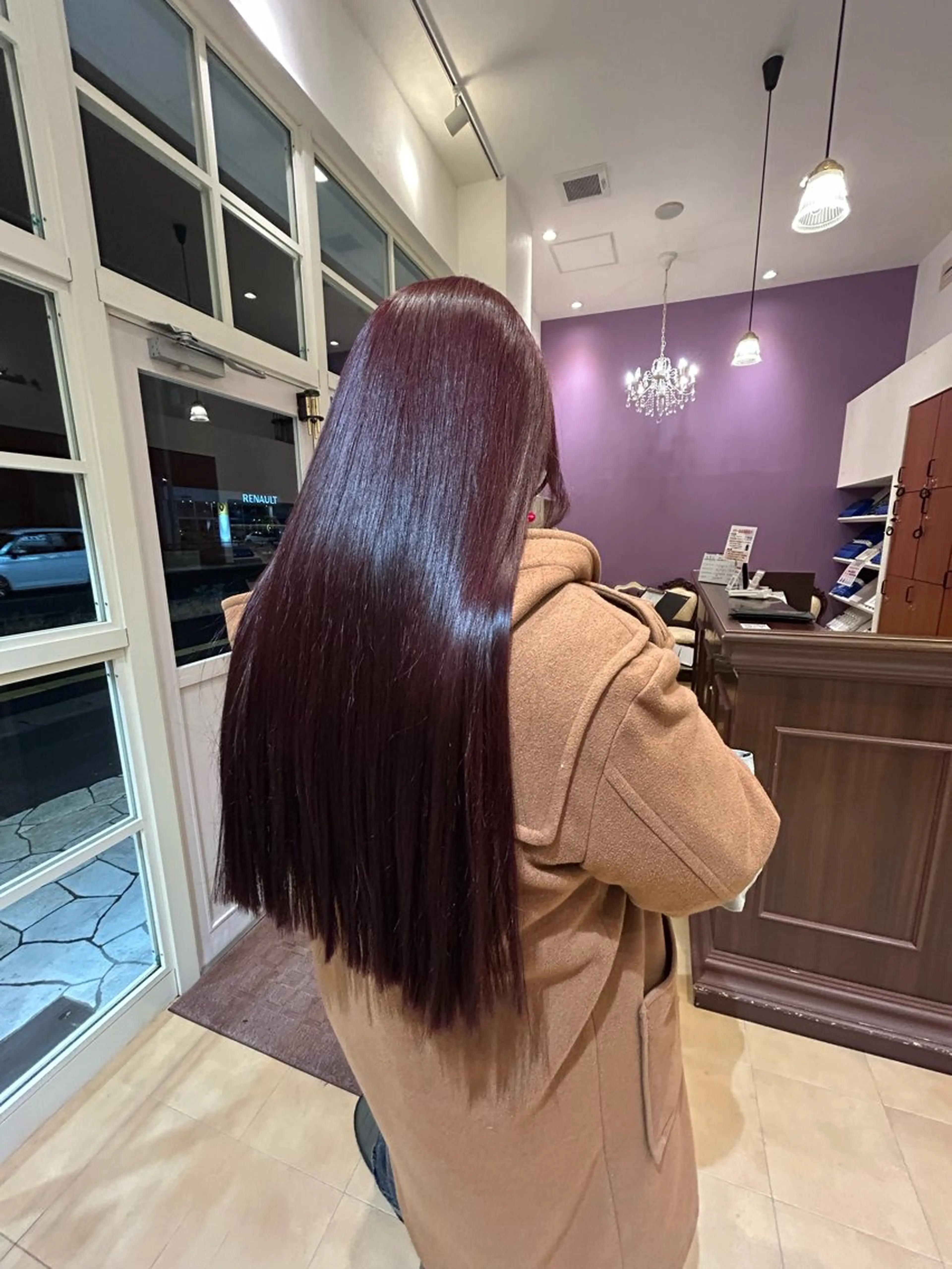 ロング カラー カット ヘアカラー 今中 紗英のヘアスタイル