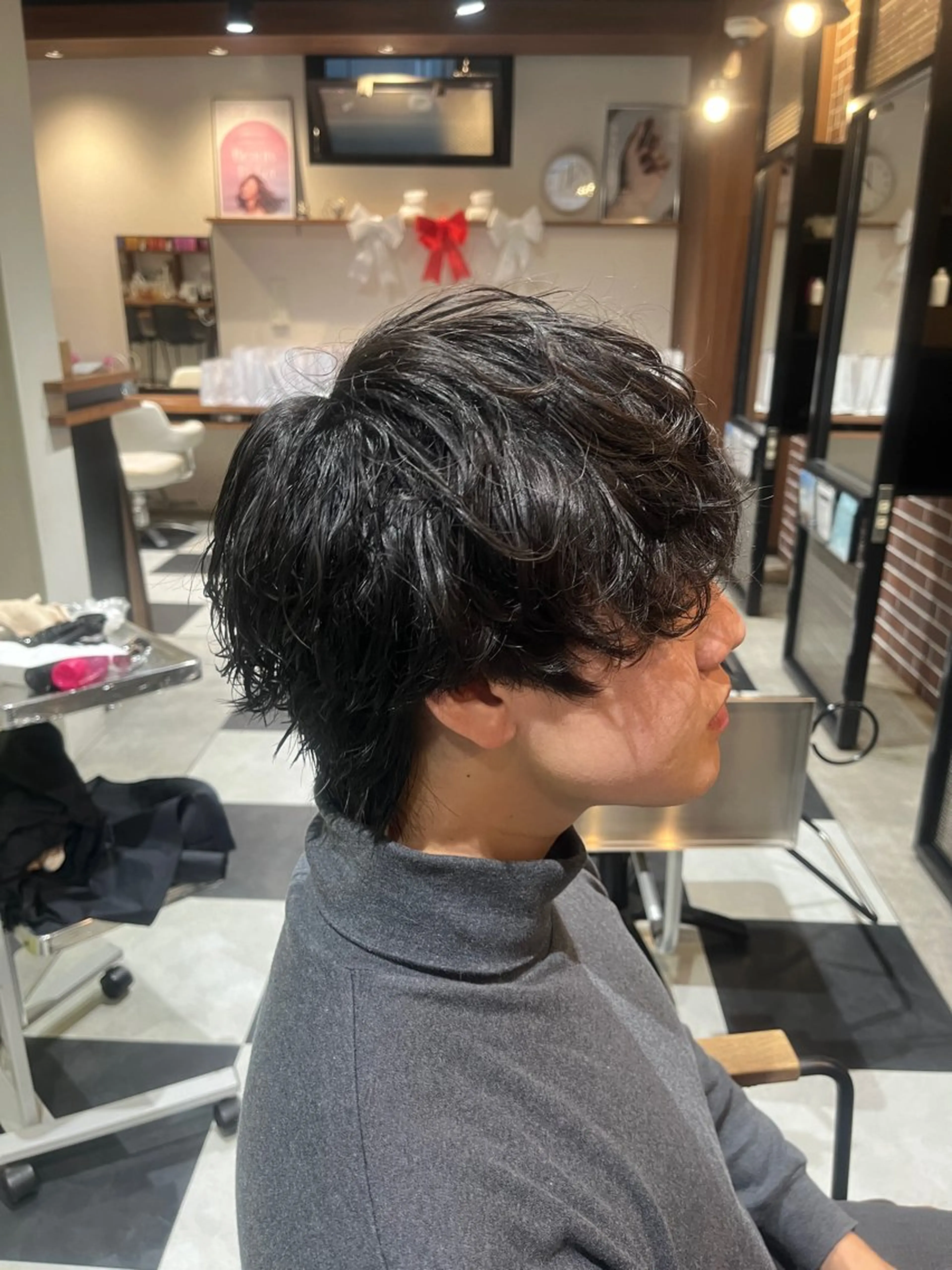 ショート パーマ メンズ メンズパーマ カット パーマ 🎧メンズパーマ特化 /RUI🎧のヘアスタイル