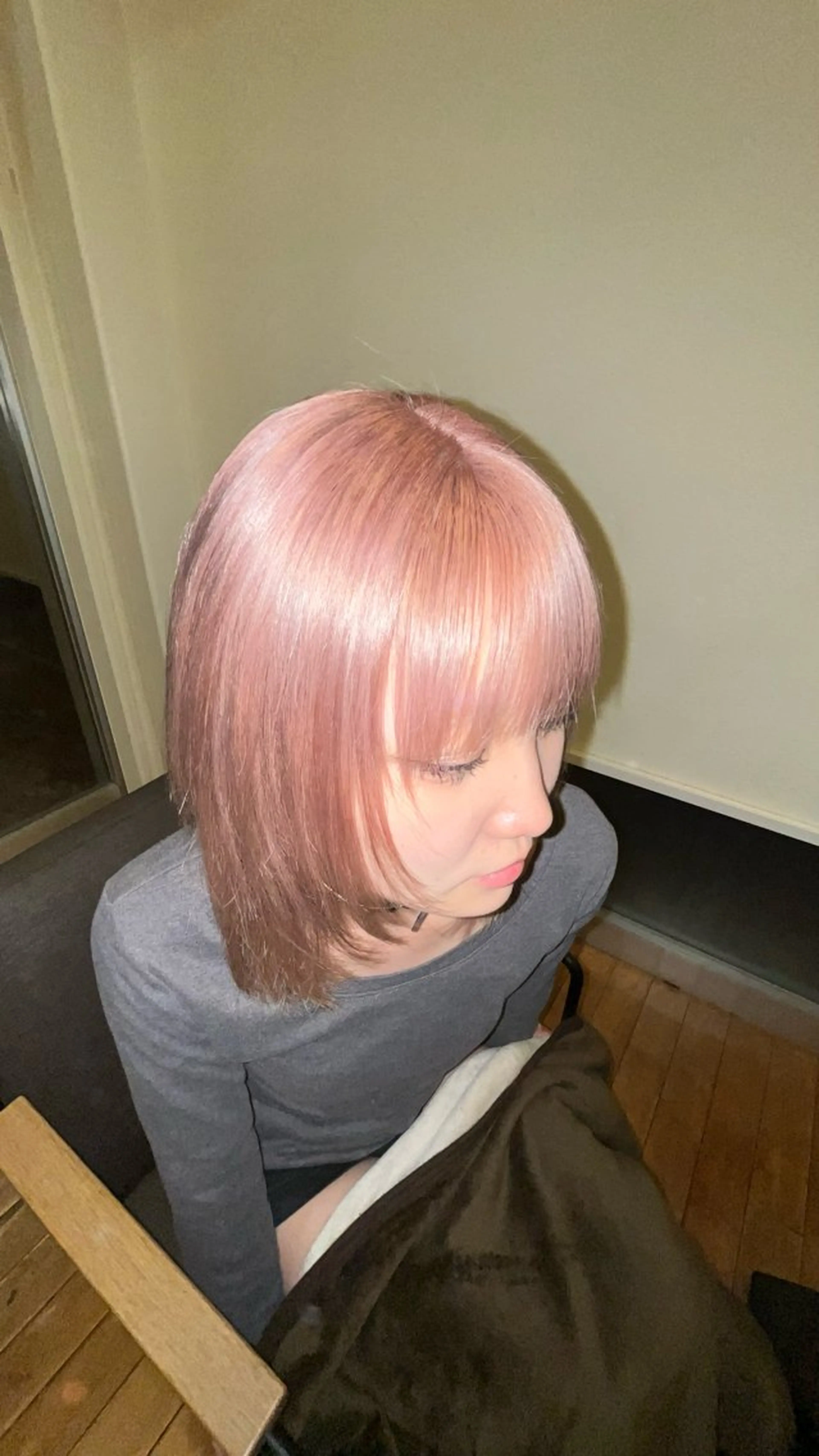 ミディアム カラー 似合わせパーマ🎀 モデル募集中のヘアスタイル