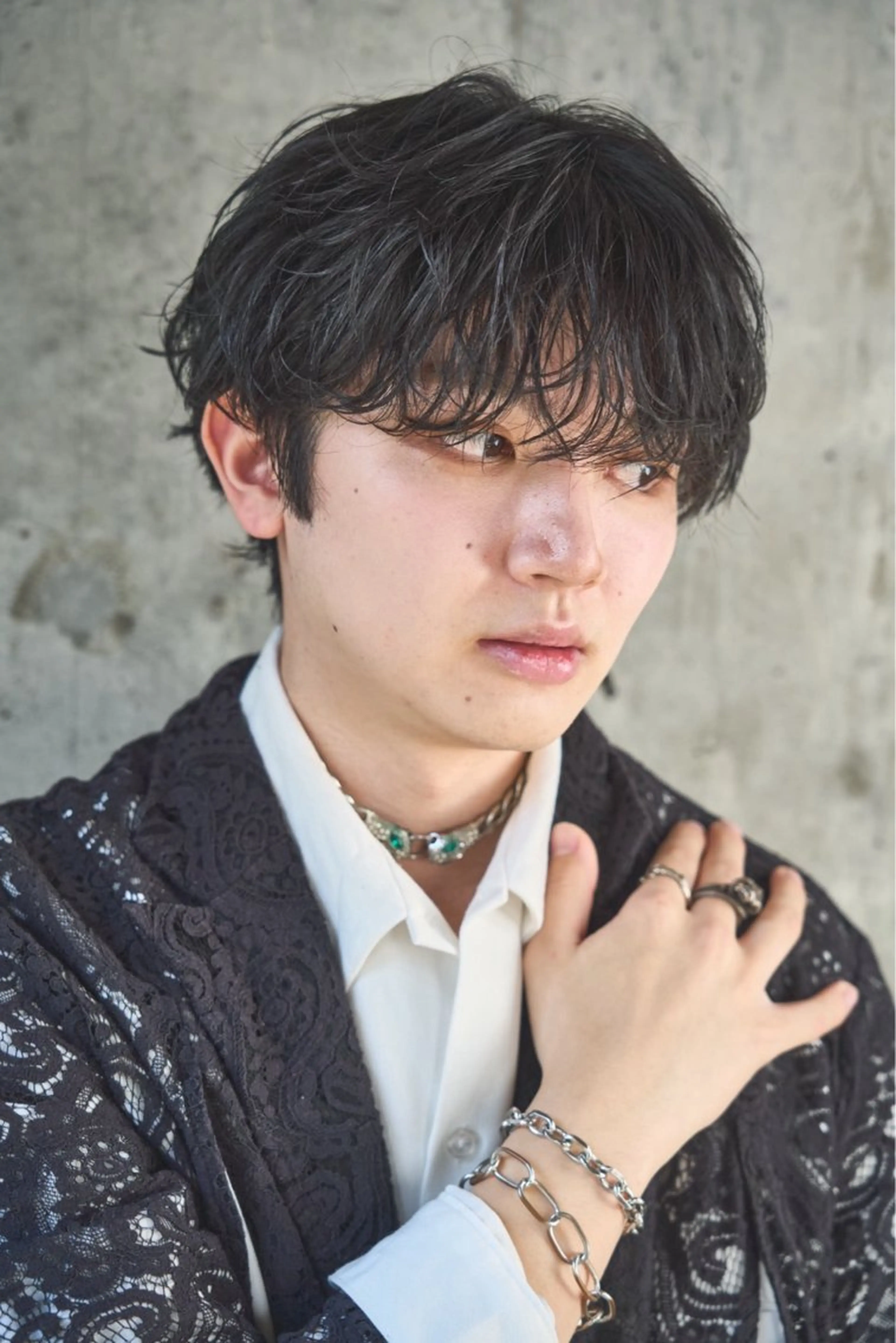 ヘアアレンジ メンズ ヘアセット 久後清斗 クゴサヤトのヘアスタイル