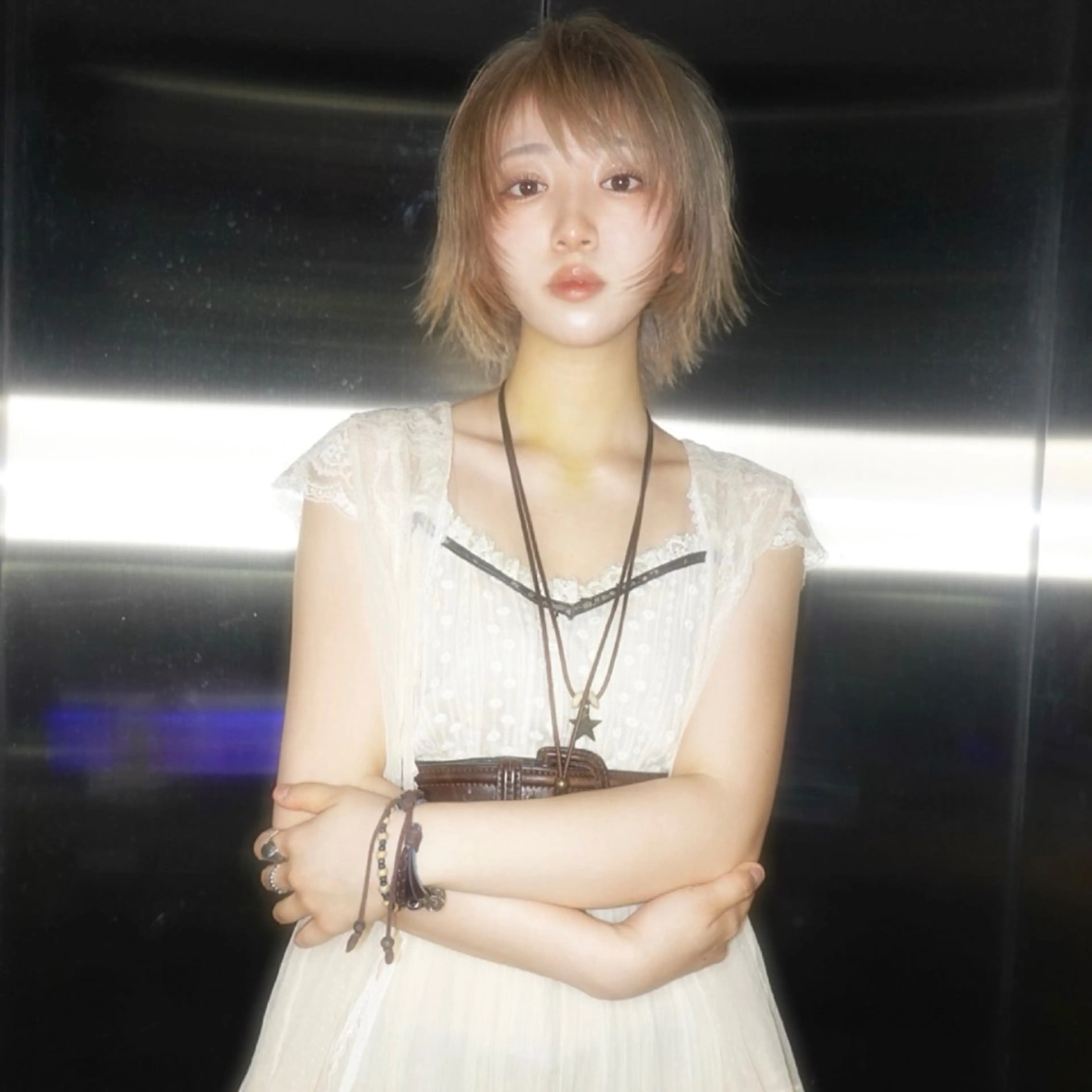 ショート カラー シャギー カット ヘアカラー bloc japon所属・ﾌﾞﾚｲｽﾞ˚✧₊⁎ ﾚｲﾔｰToriのヘアスタイル