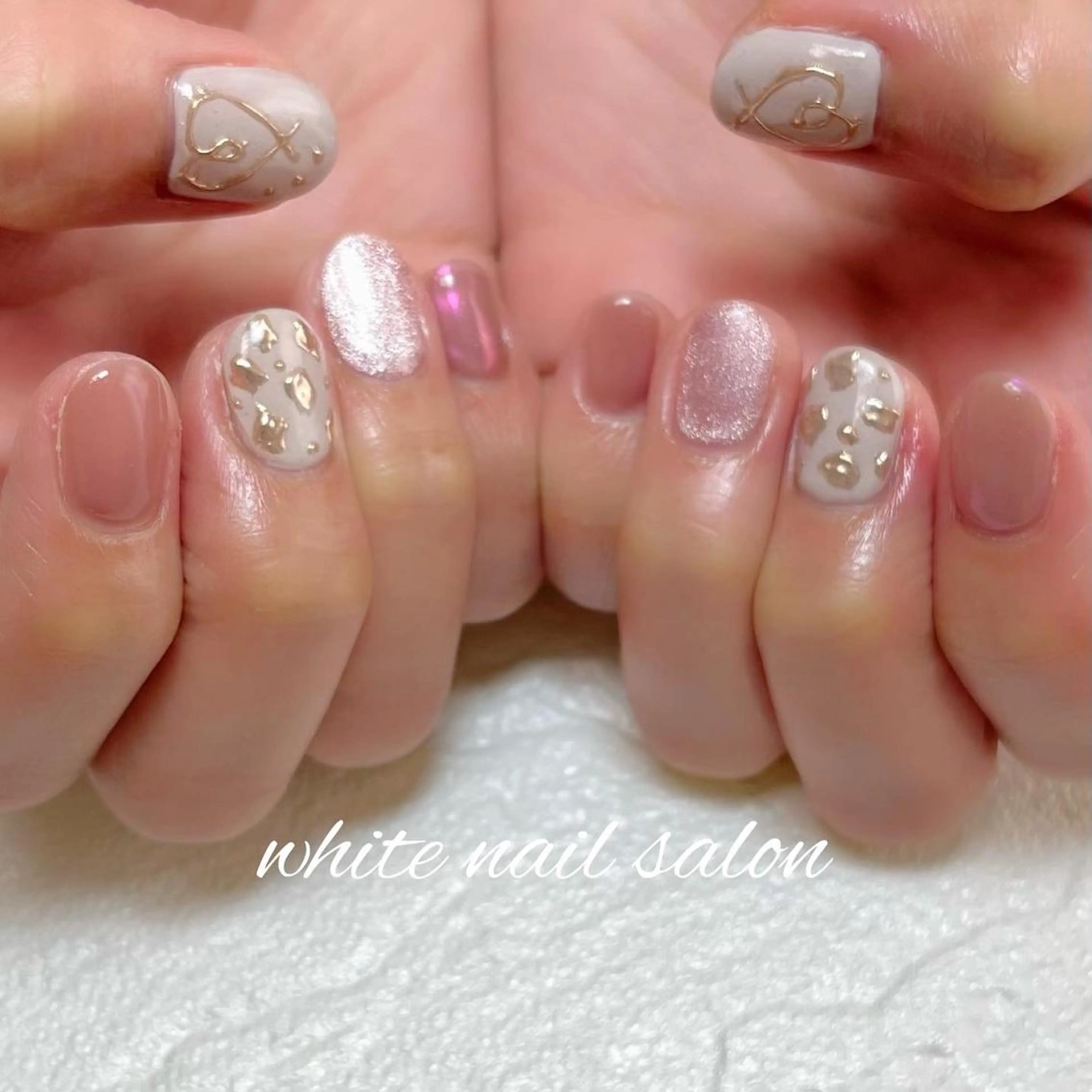 ネイル フットネイル ジェルネイル ハードジェル ラメ(グリッター) 持ち込み ハンドネイル white nail salonのネイルデザイン