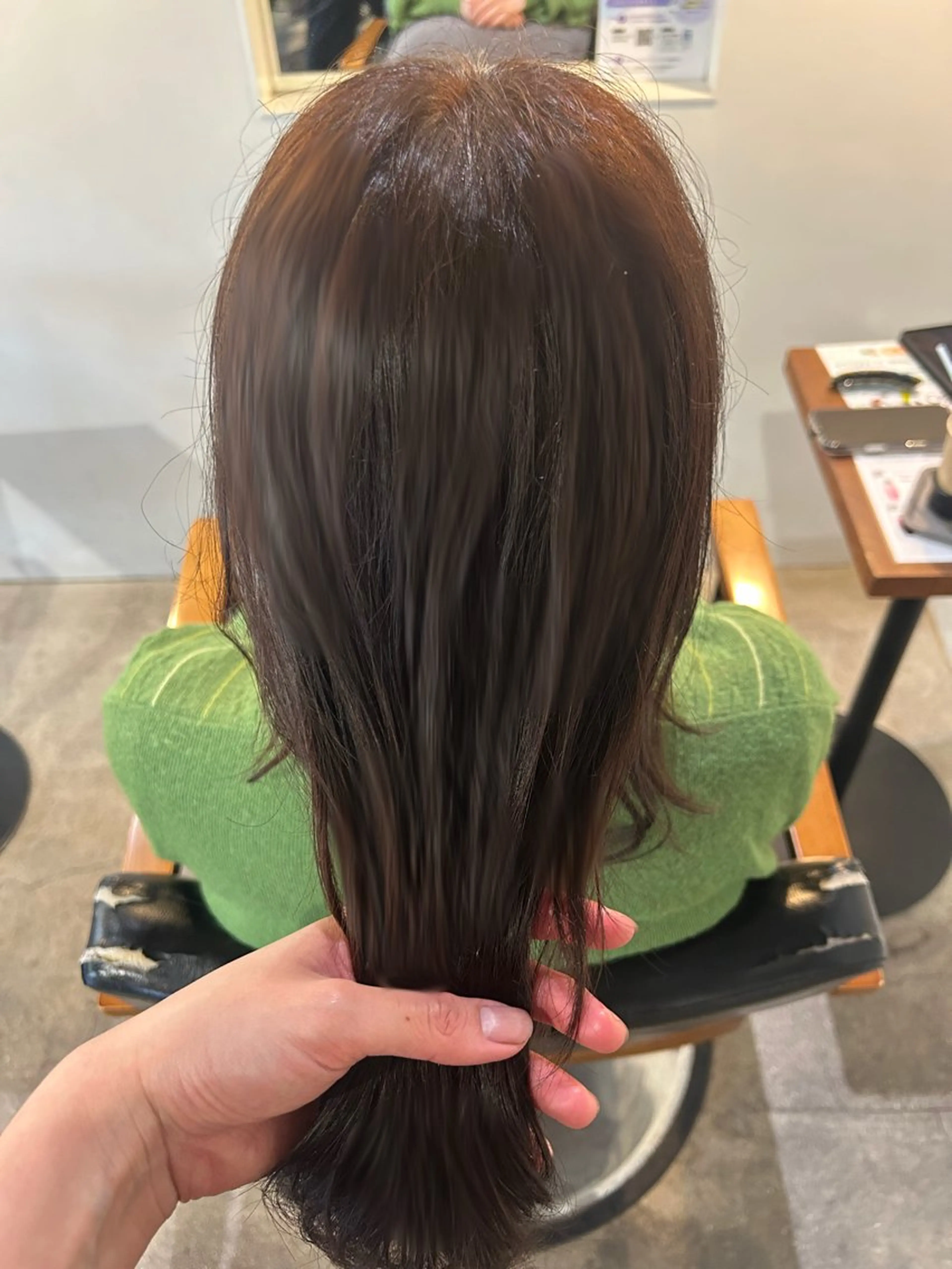 セミロング カット ヘアカラー 【メンズモデル 募集中】永嶋芽衣のヘアスタイル