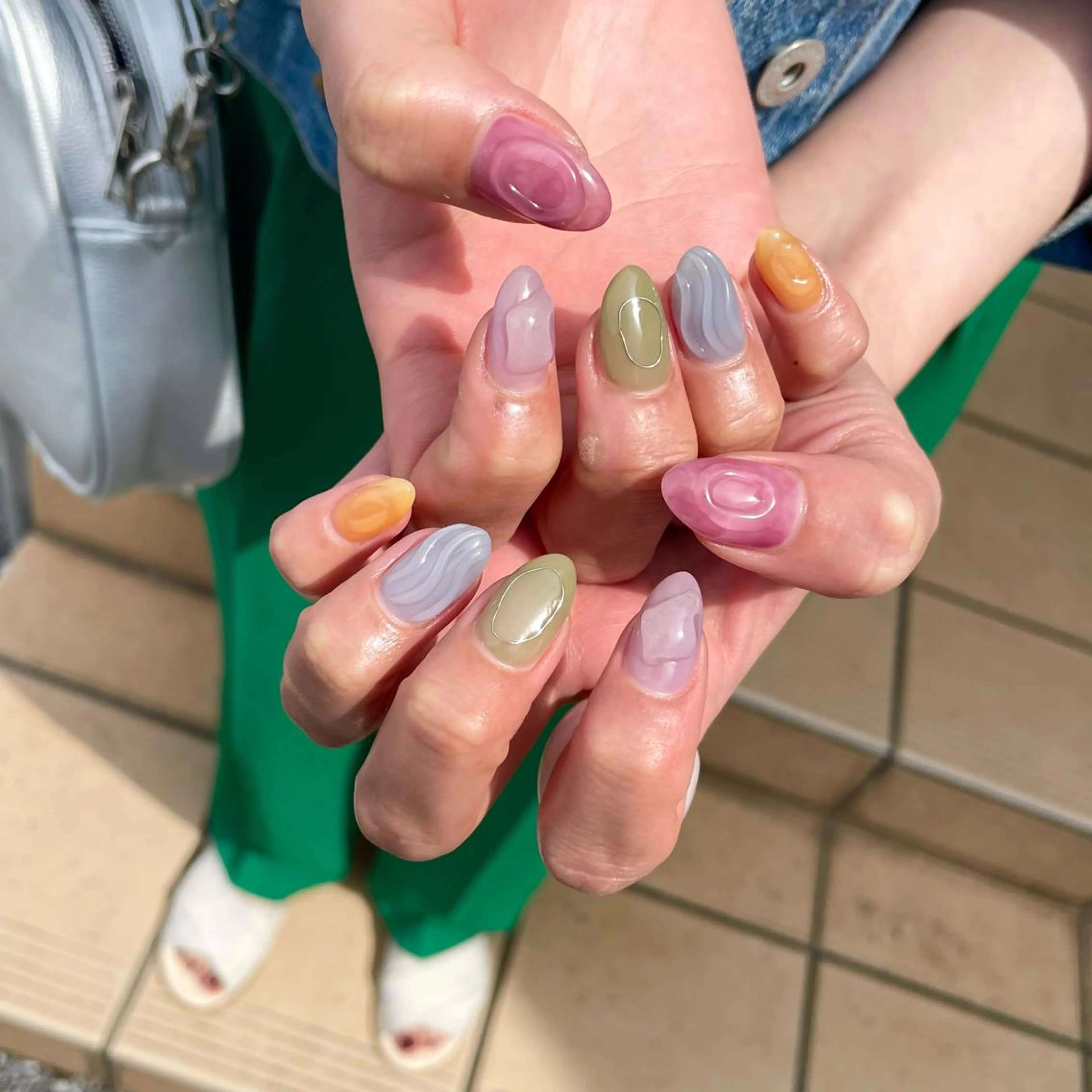 ネイル 持ち込み ハンドネイル Allure Sayakaのネイルデザイン