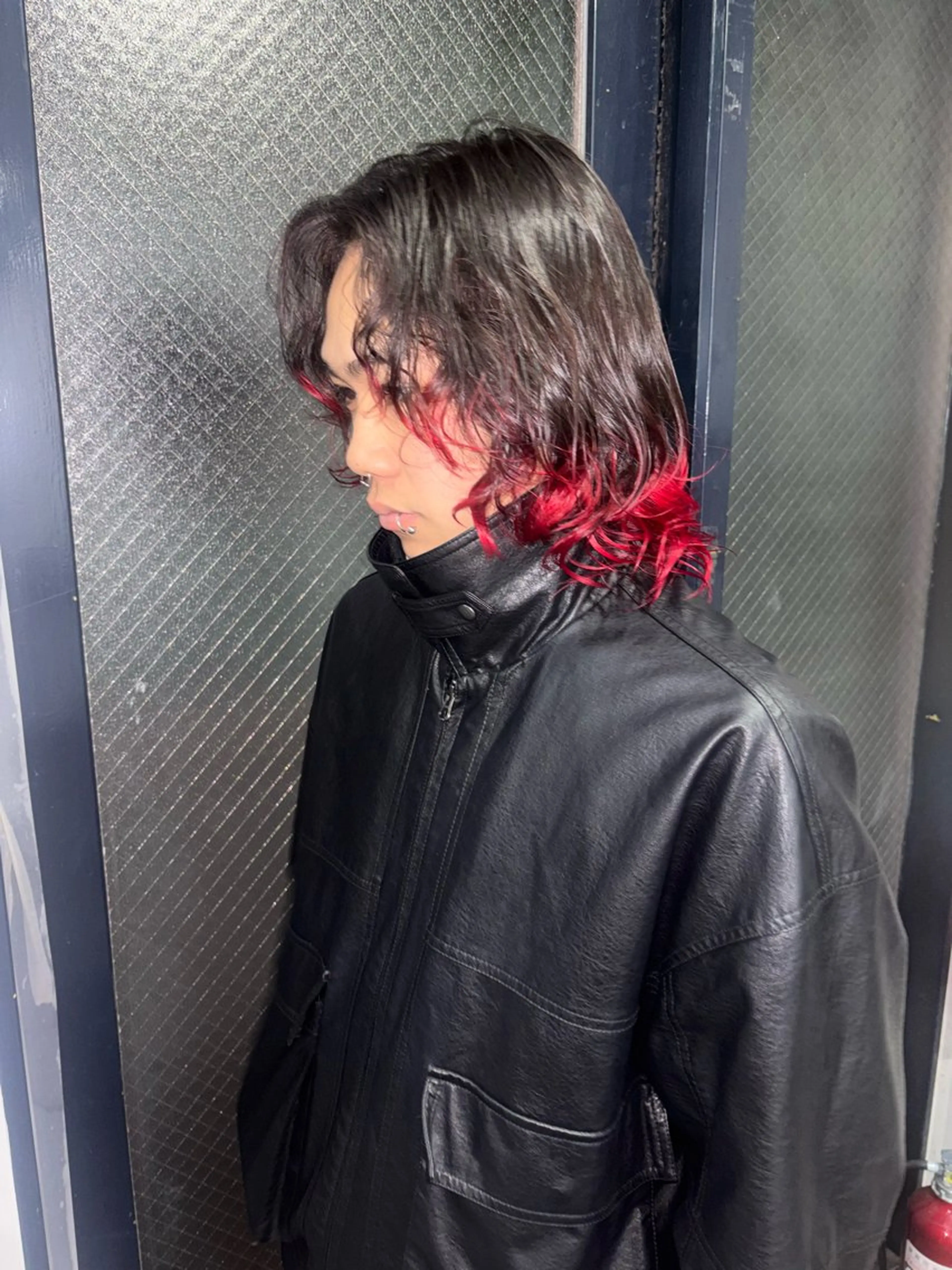 カラー パーマ メンズ ⭐︎ハイトーン /レイヤー✩momoのヘアスタイル