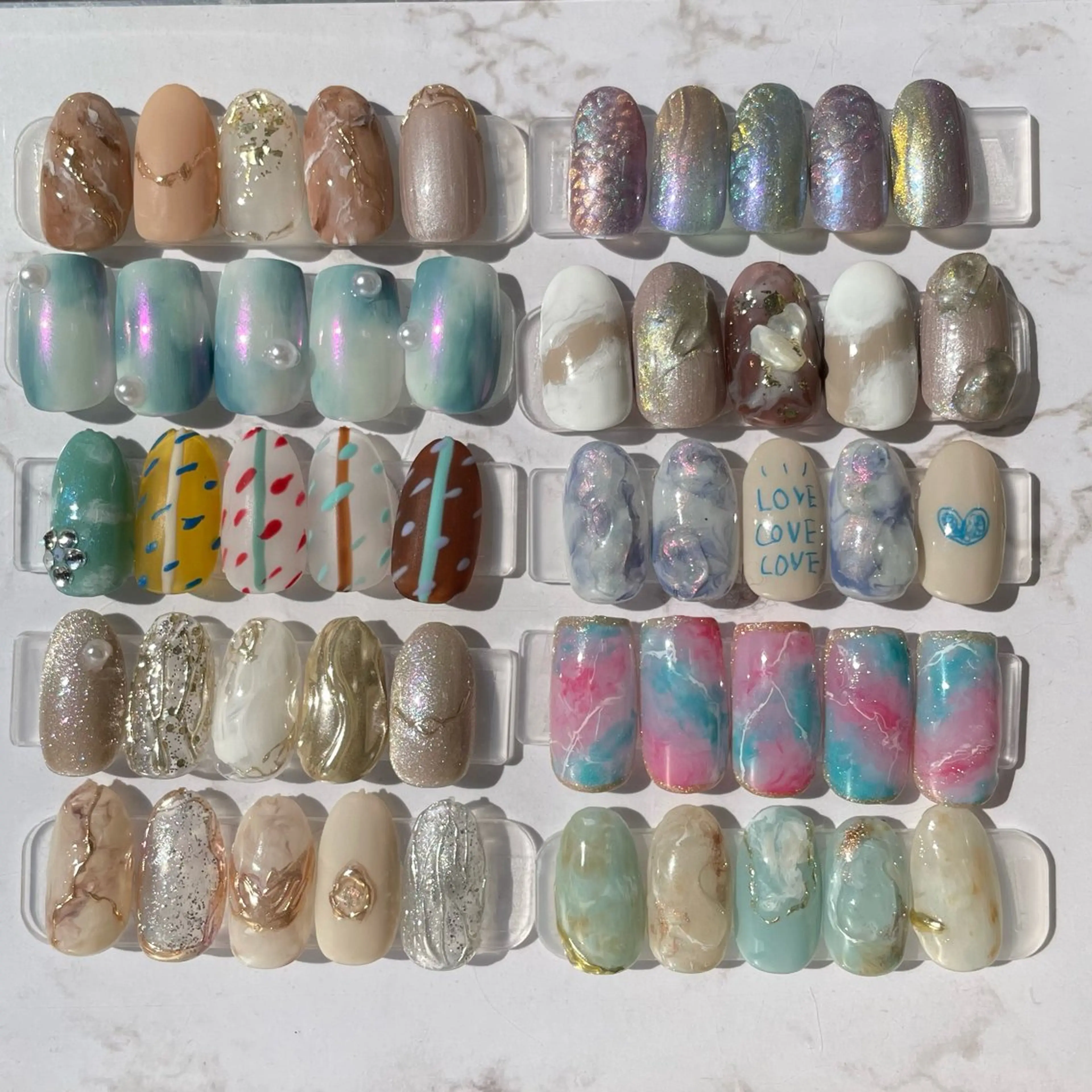 🍀ニュアンスネイル🦋の写真