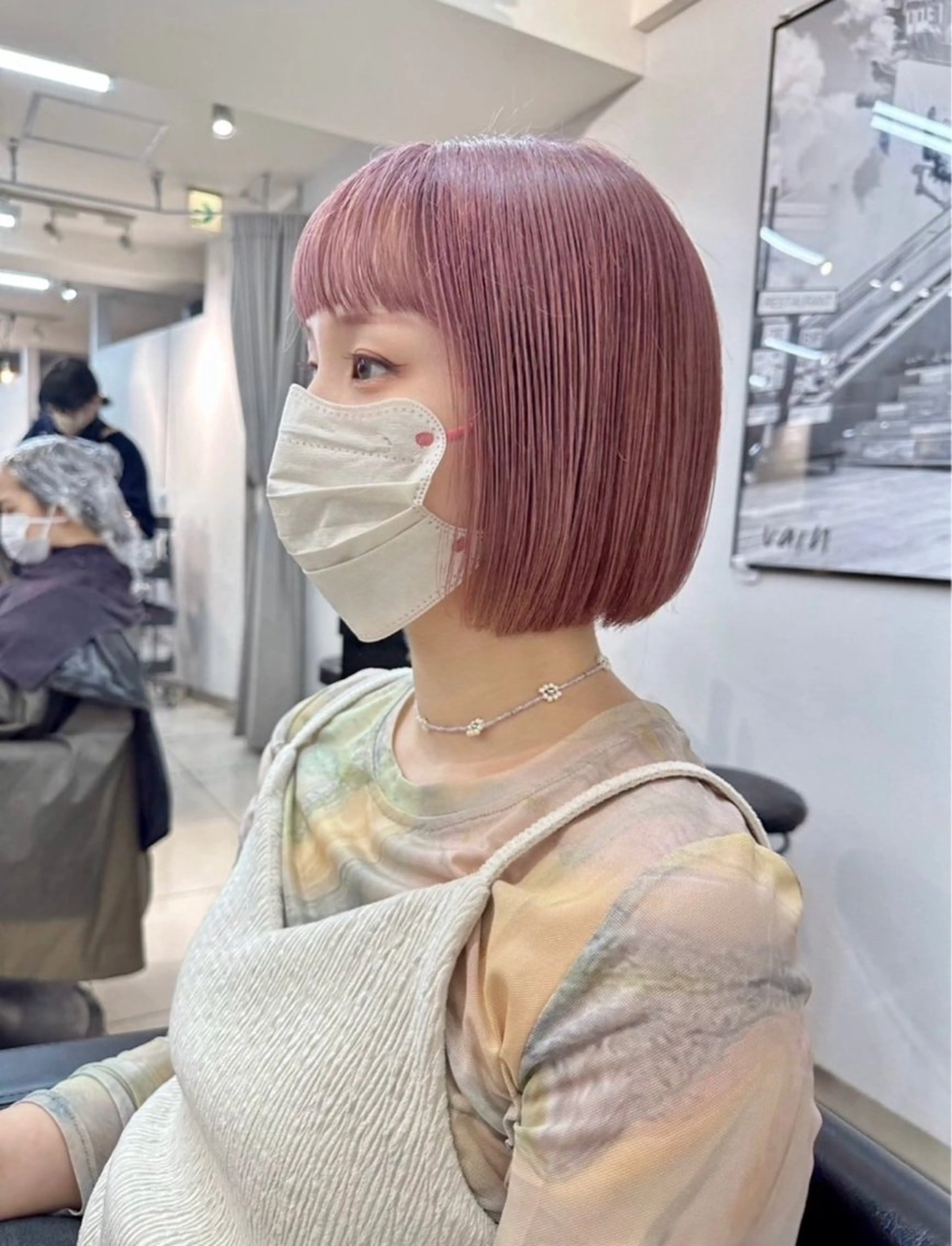 ショート カット Ami♡表参道 ピンク/ラベンダーのヘアスタイル