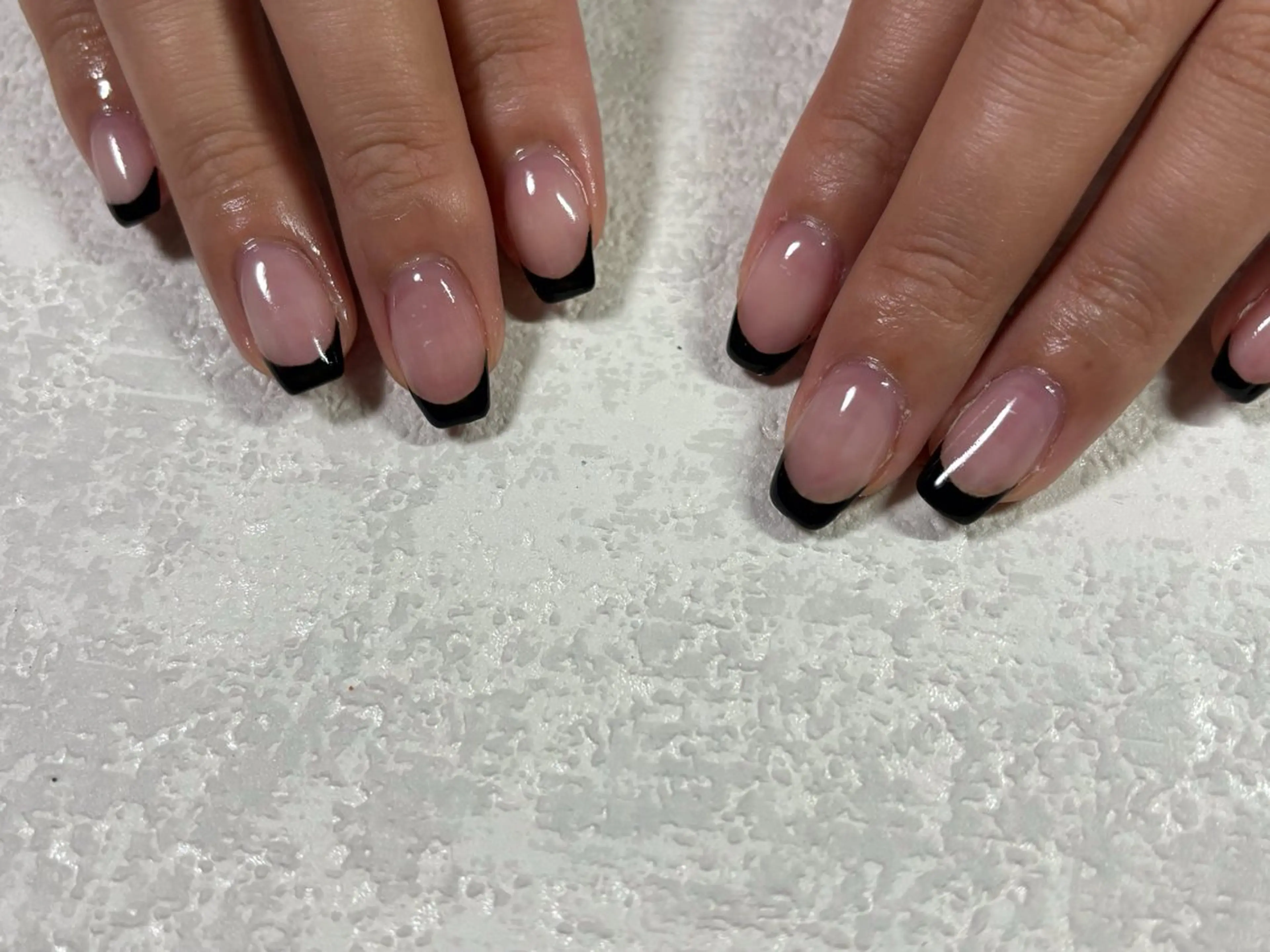 ネイル オーロラネイル フットネイル フレンチネイル ジェルネイル 韓国ネイル ハンドネイル kiki nail 二子玉川のネイルデザイン