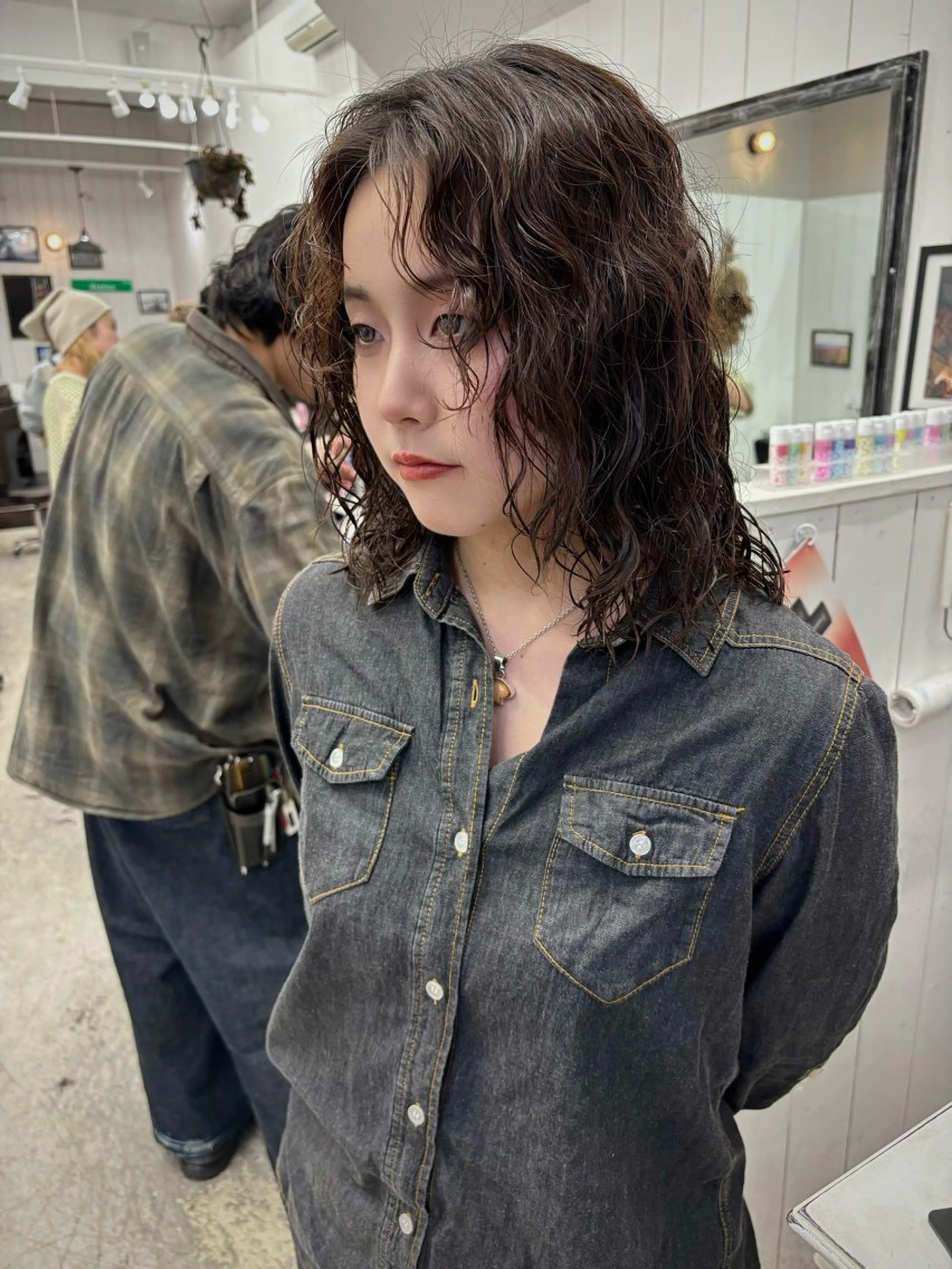 ミディアム パーマ カット パーマ トリートメント Ann./艶髪 /レイヤーカットのヘアスタイル