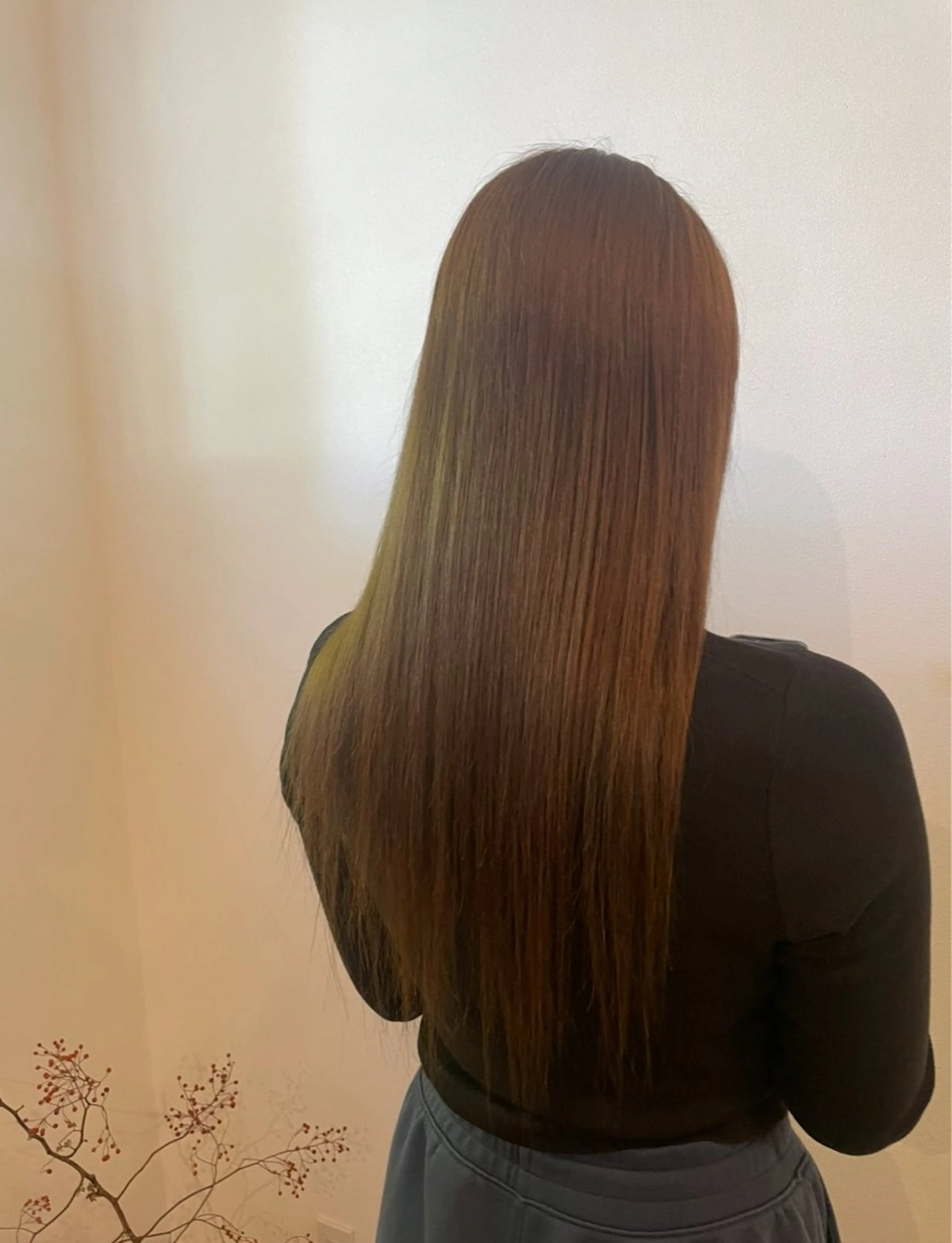 ロング カラー 伴 星来のヘアスタイル