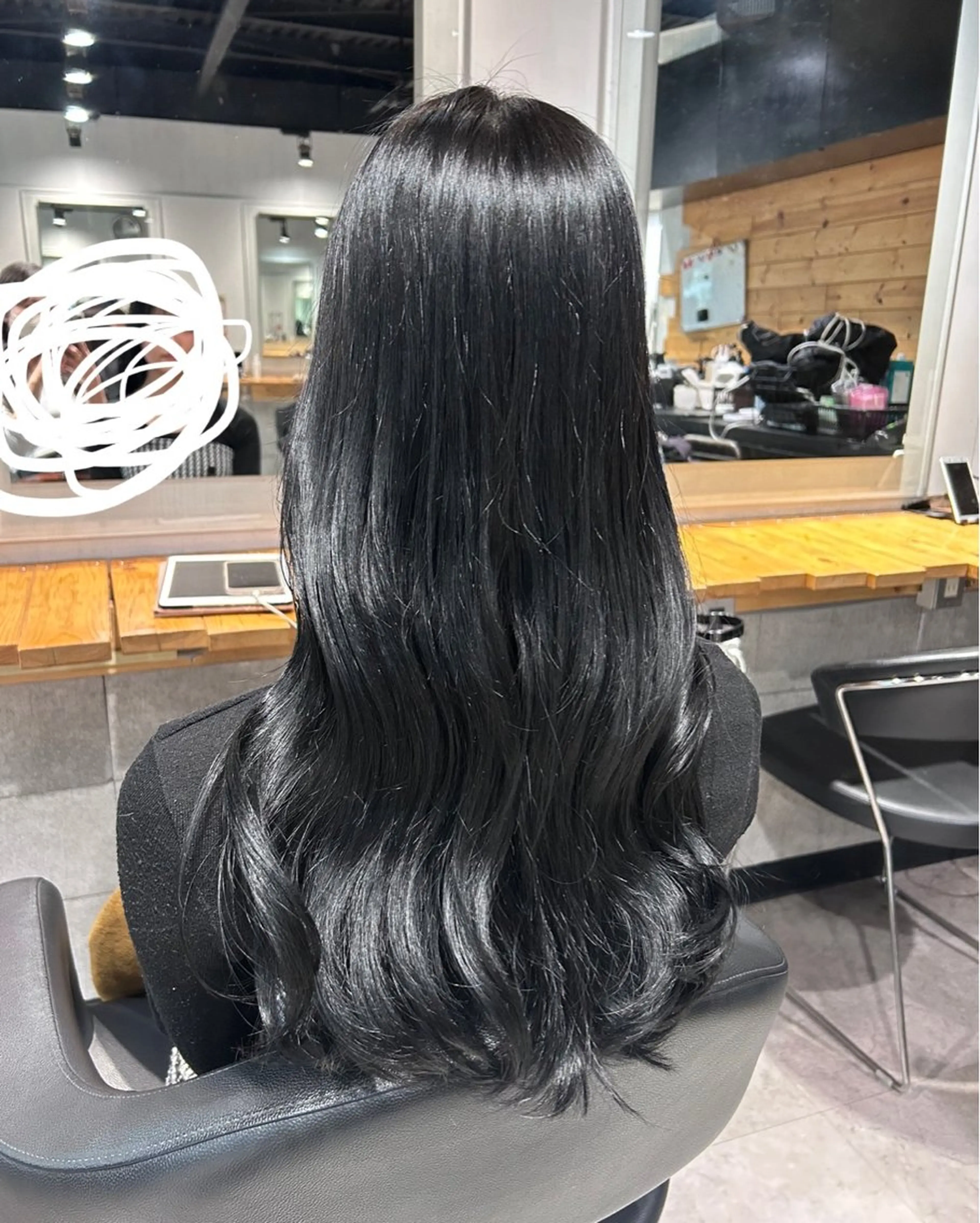 ロング カット ヘアカラー ヘッドスパ 韓国Style♡ Nanami🇰🇷のヘアスタイル