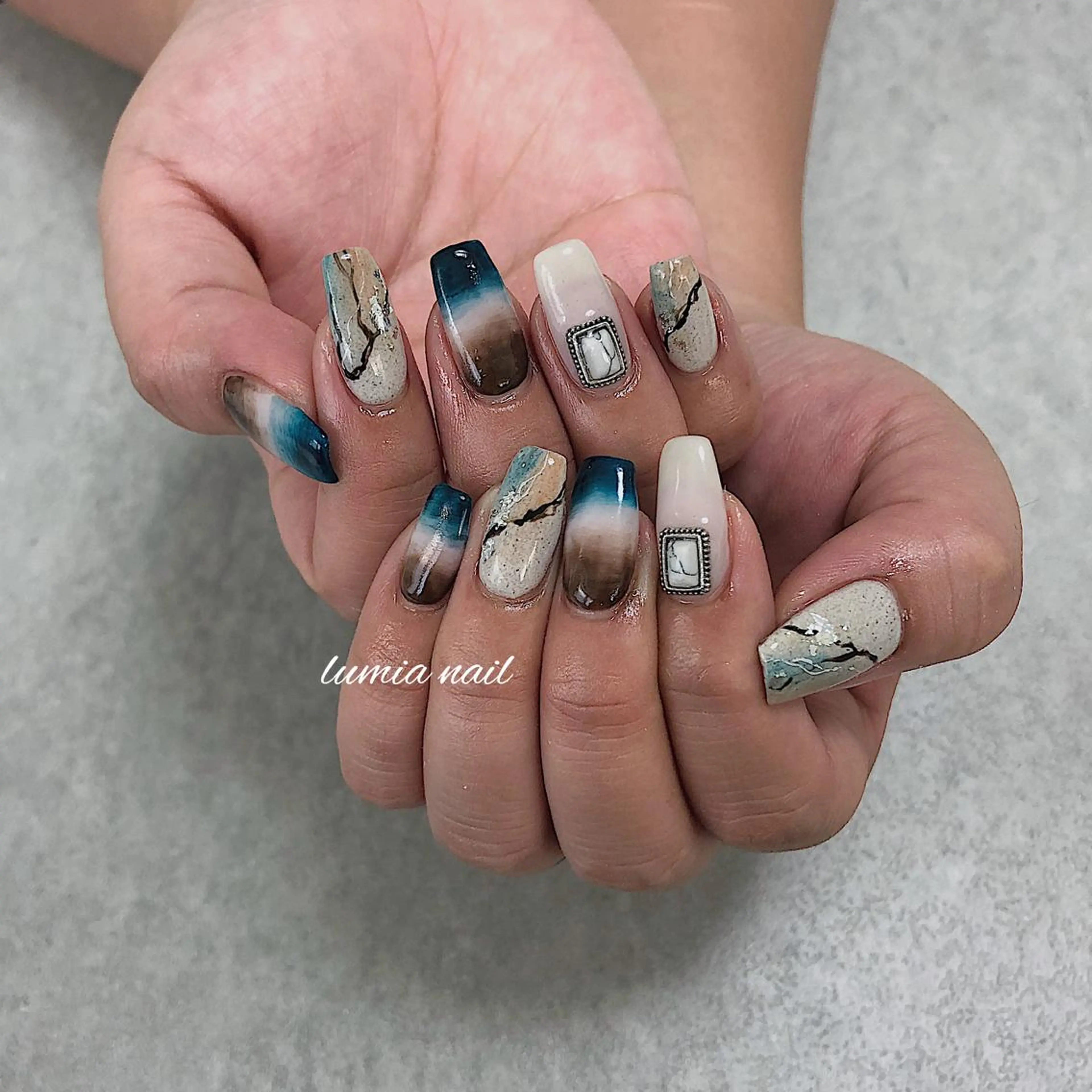 ネイル nail&eyelash Rine所属・Rine 放出 (リネ)のネイルデザイン