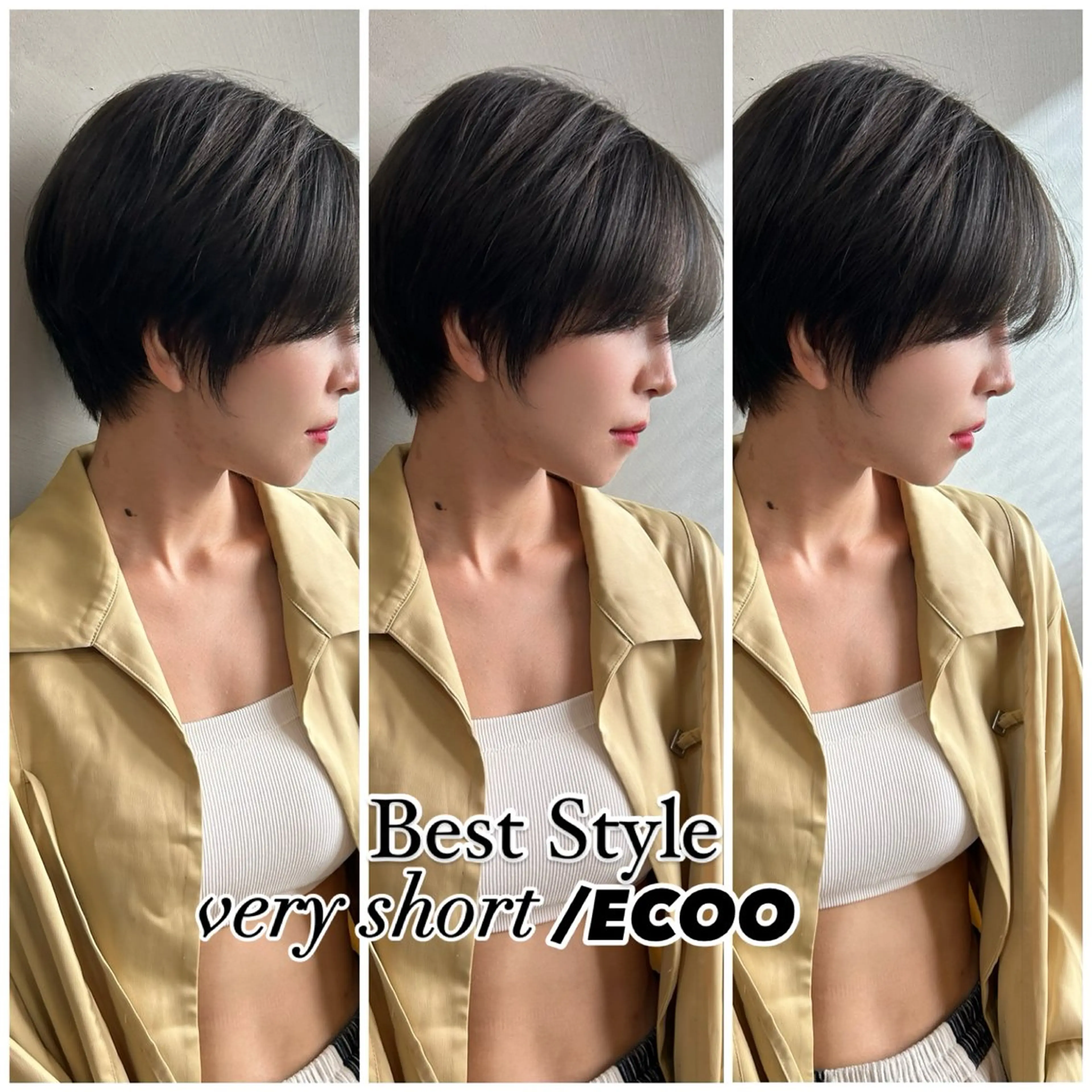 ショート カラー カット ヘアカラー トリートメント ショート/ボブ/ 心斎橋/宮脇美奈のヘアスタイル