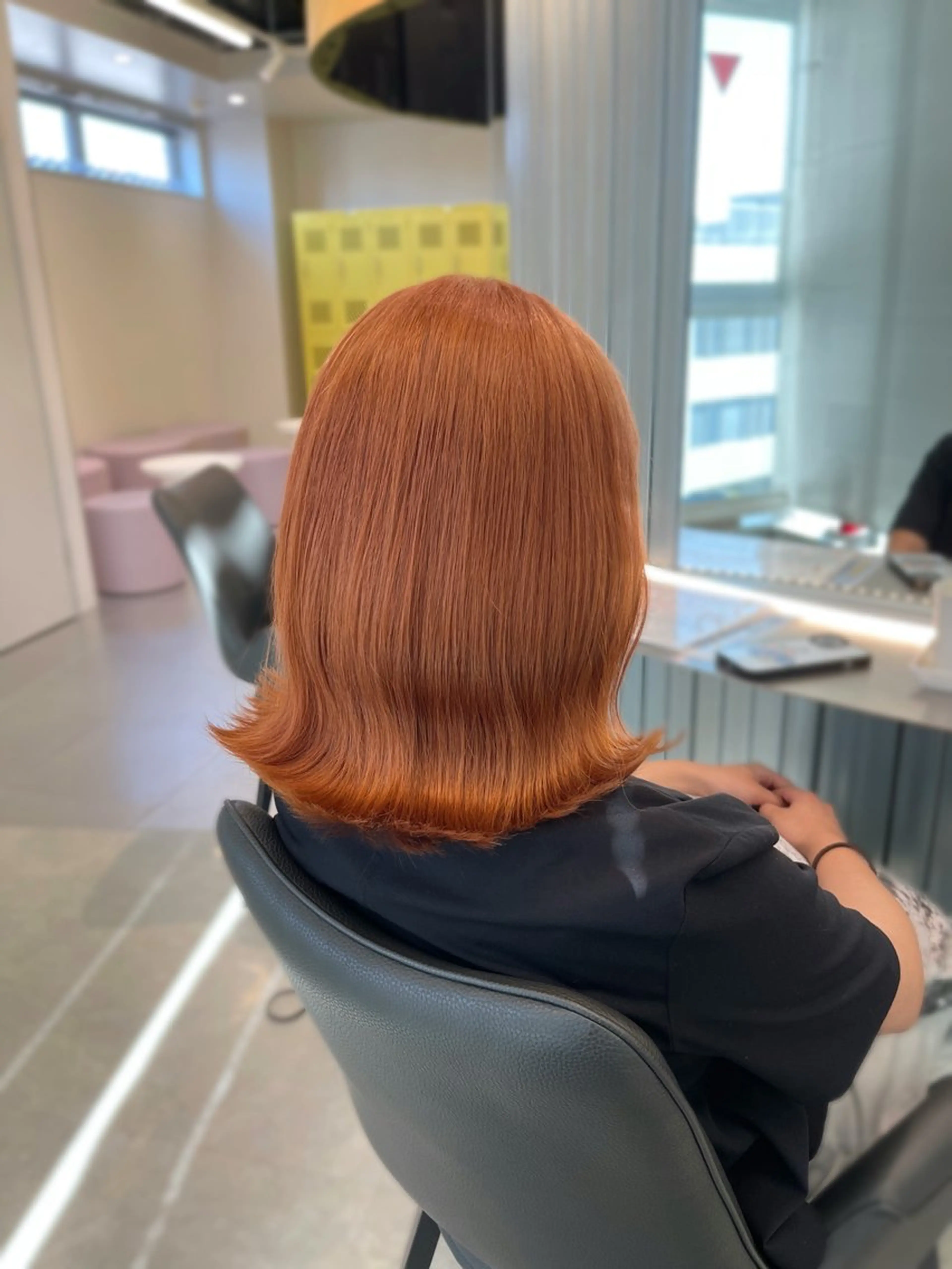 ミディアム カラー カット ヘアカラー MEI / ブリーチカラー/名駅のヘアスタイル