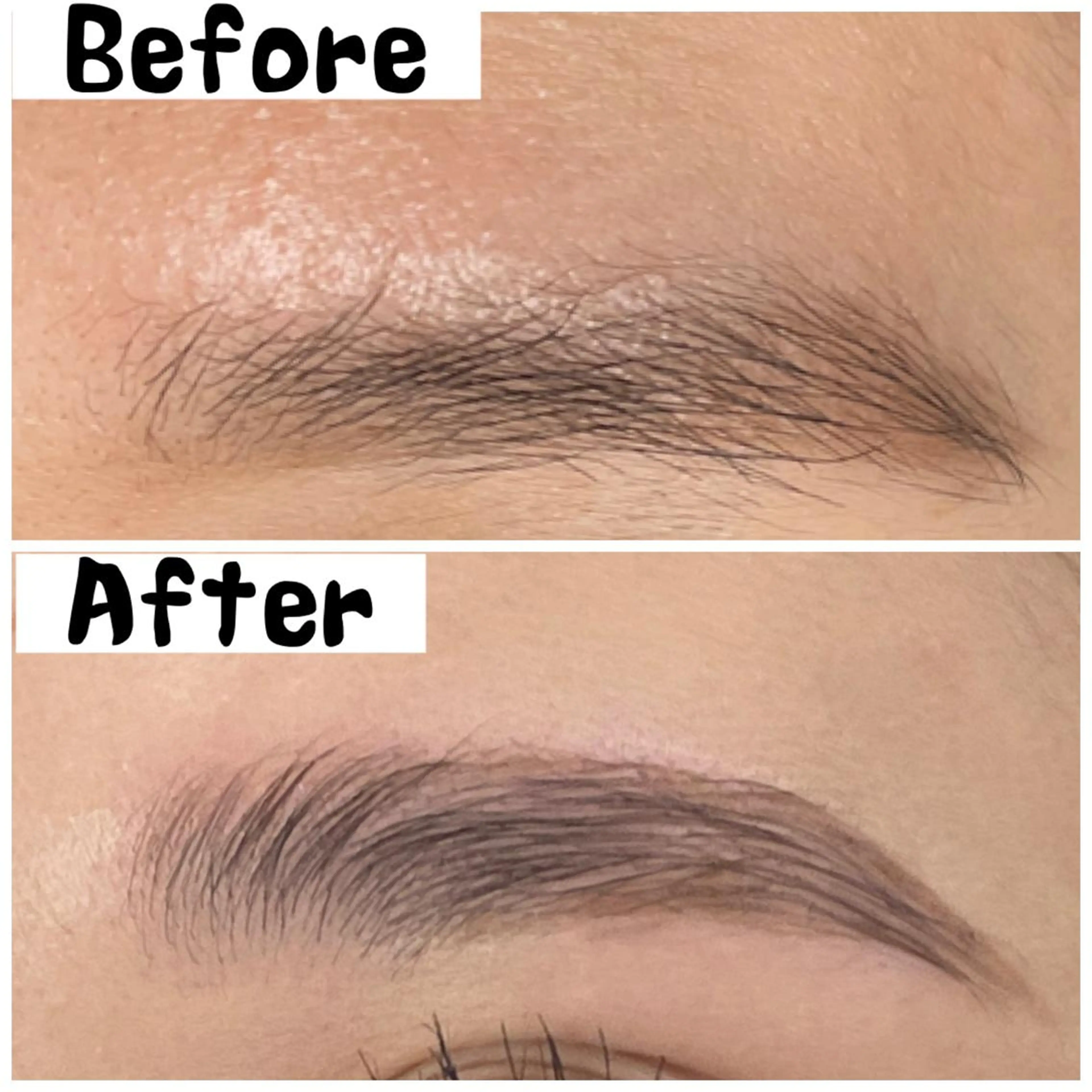 パリジェンヌブロウリフト　自眉を生かす施術【次世代眉パーマ】【眉周りのワックス脱毛込】の写真