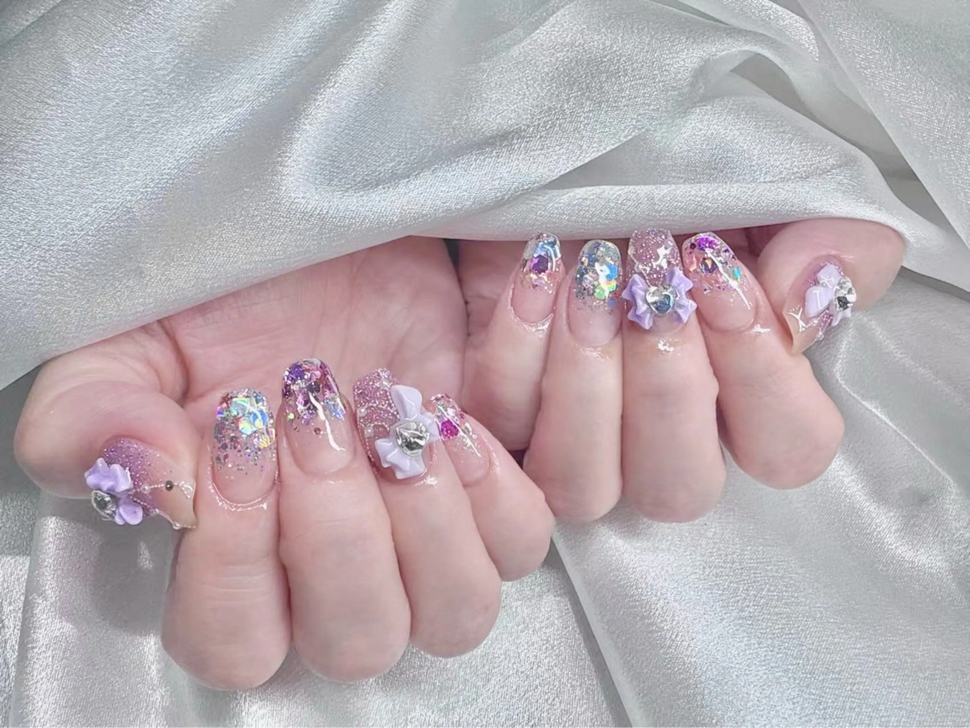 ネイル ハンドネイル 長さだし専門店 M2　rikaのネイルデザイン