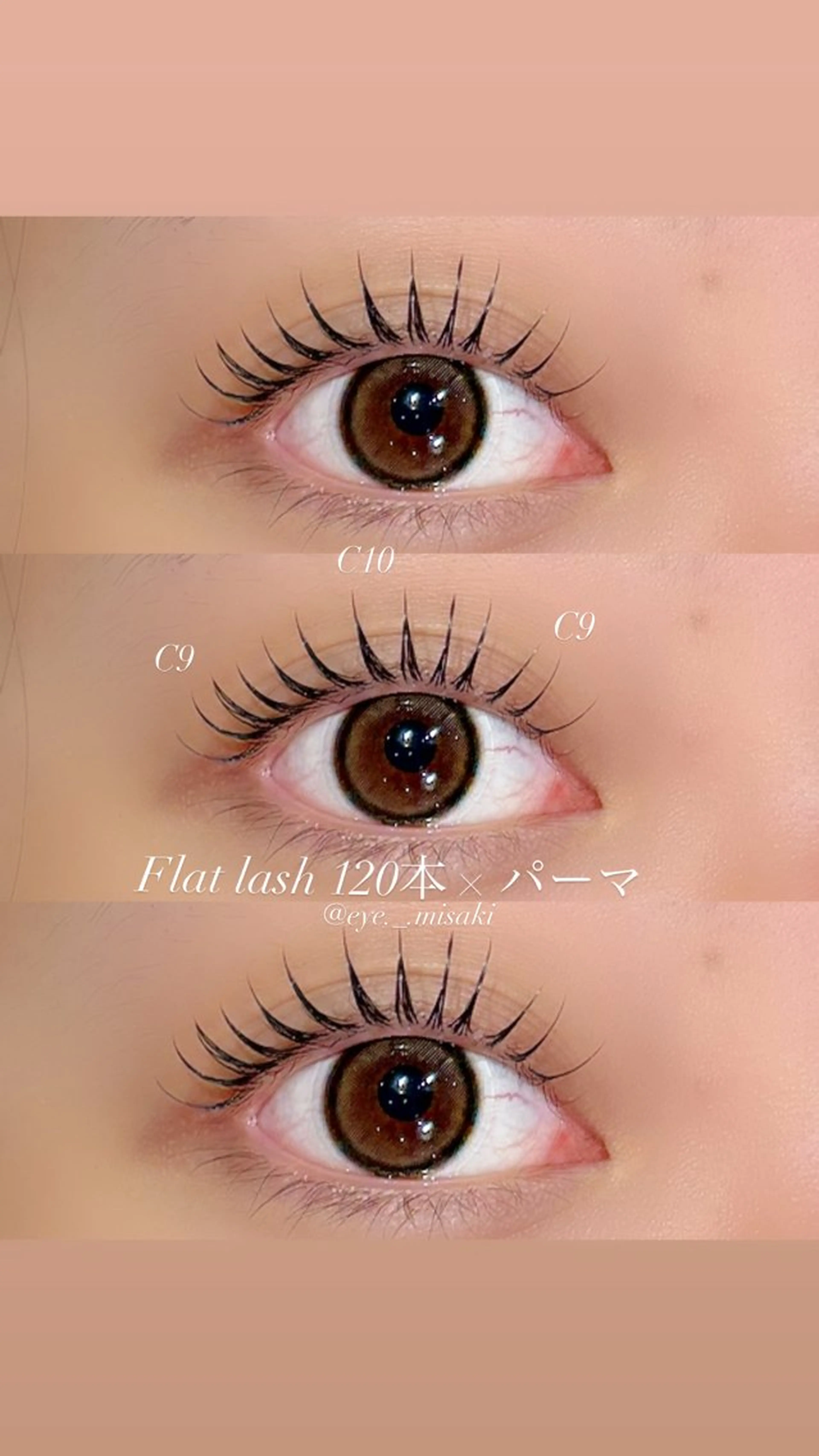 マツエク・マツパ マツエク Hipahipa! MISAKIのマツエク・マツパデザイン