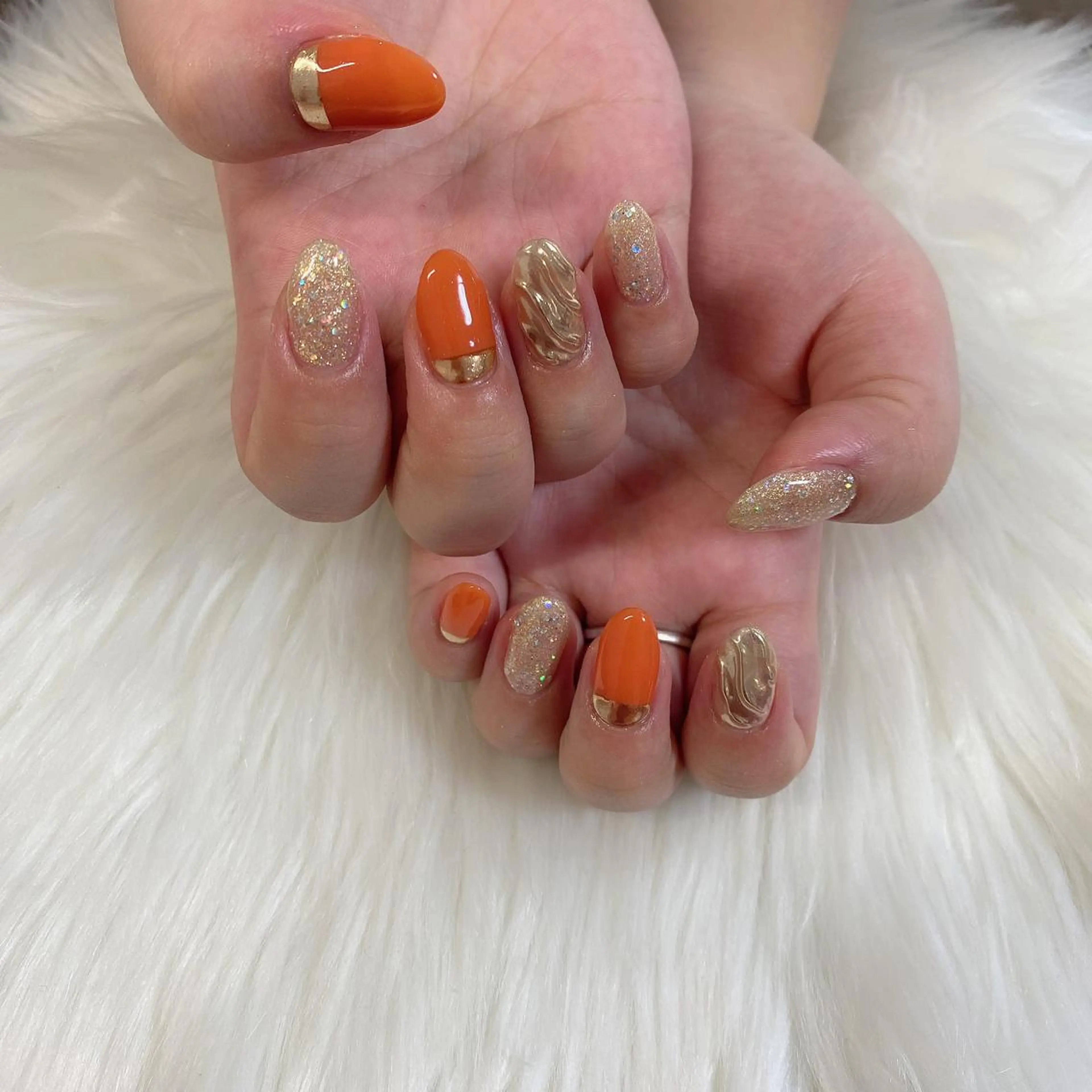 ネイル ハンドネイル 西岡 杏のネイルデザイン