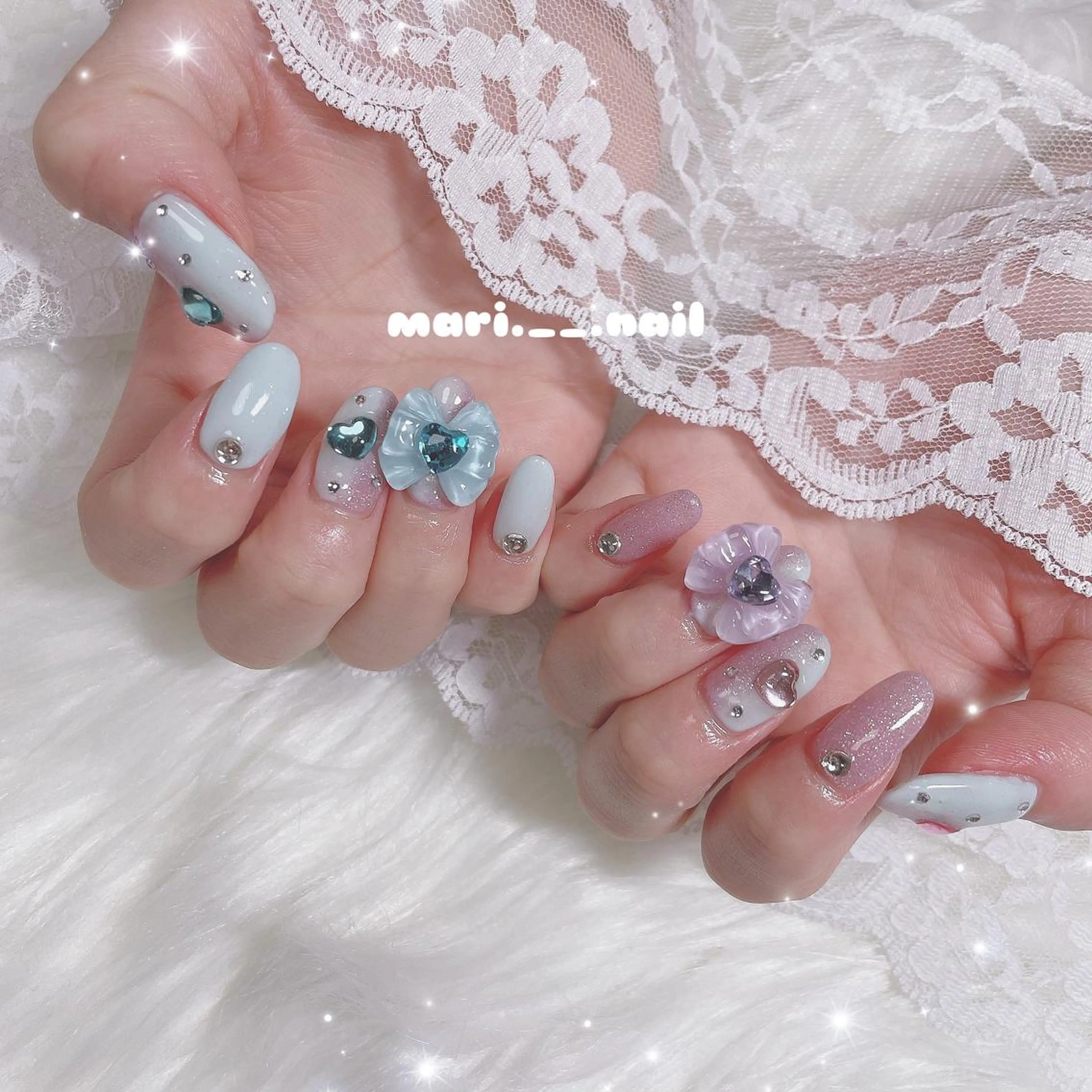 ネイル 🎀 Mayu 🎀痛ネイルのネイルデザイン