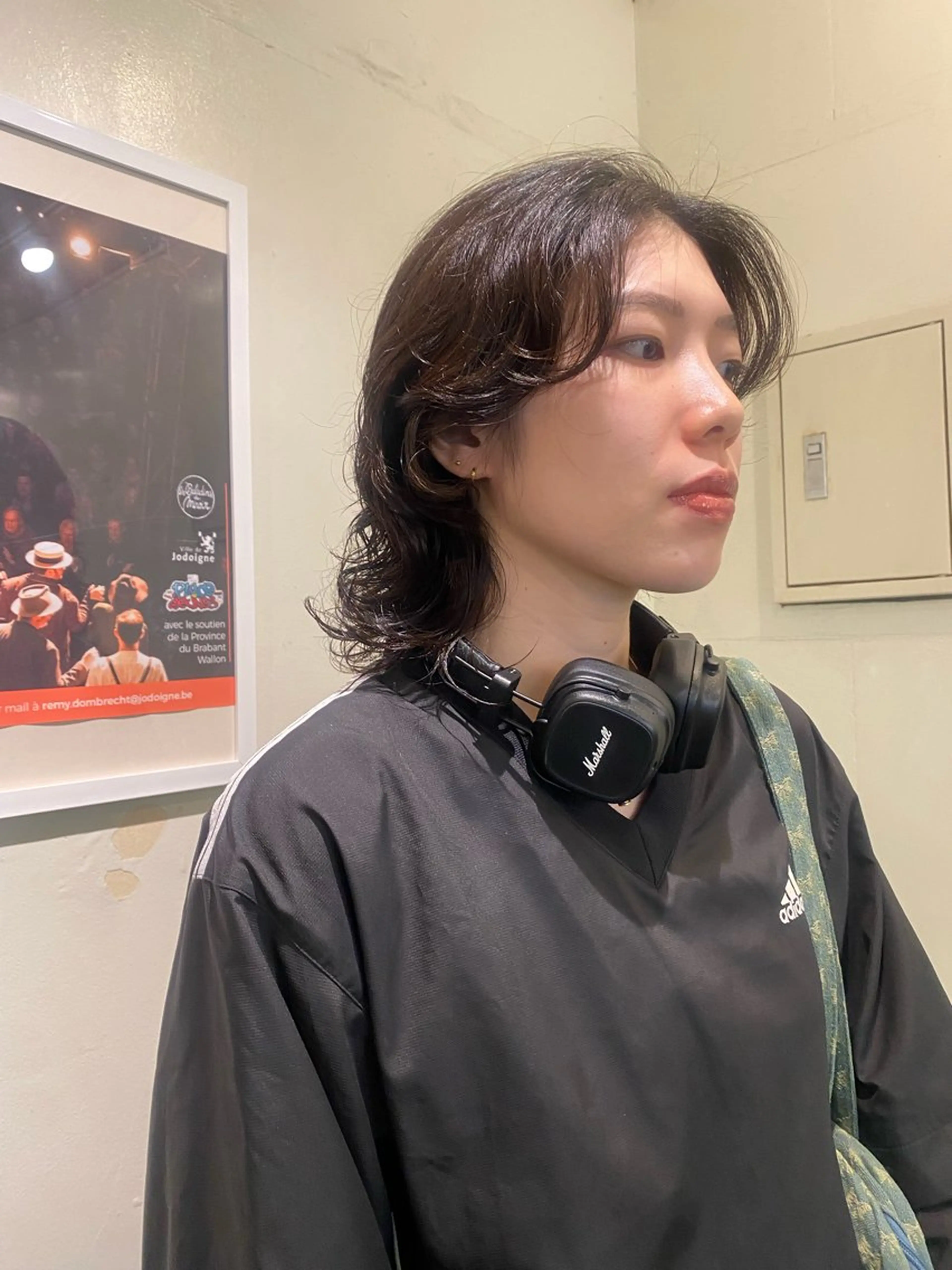 ミディアム パーマ ミディアムパーマ くせ毛 カット les baladins du miroir所属・🍃YURI 🍃のヘアスタイル