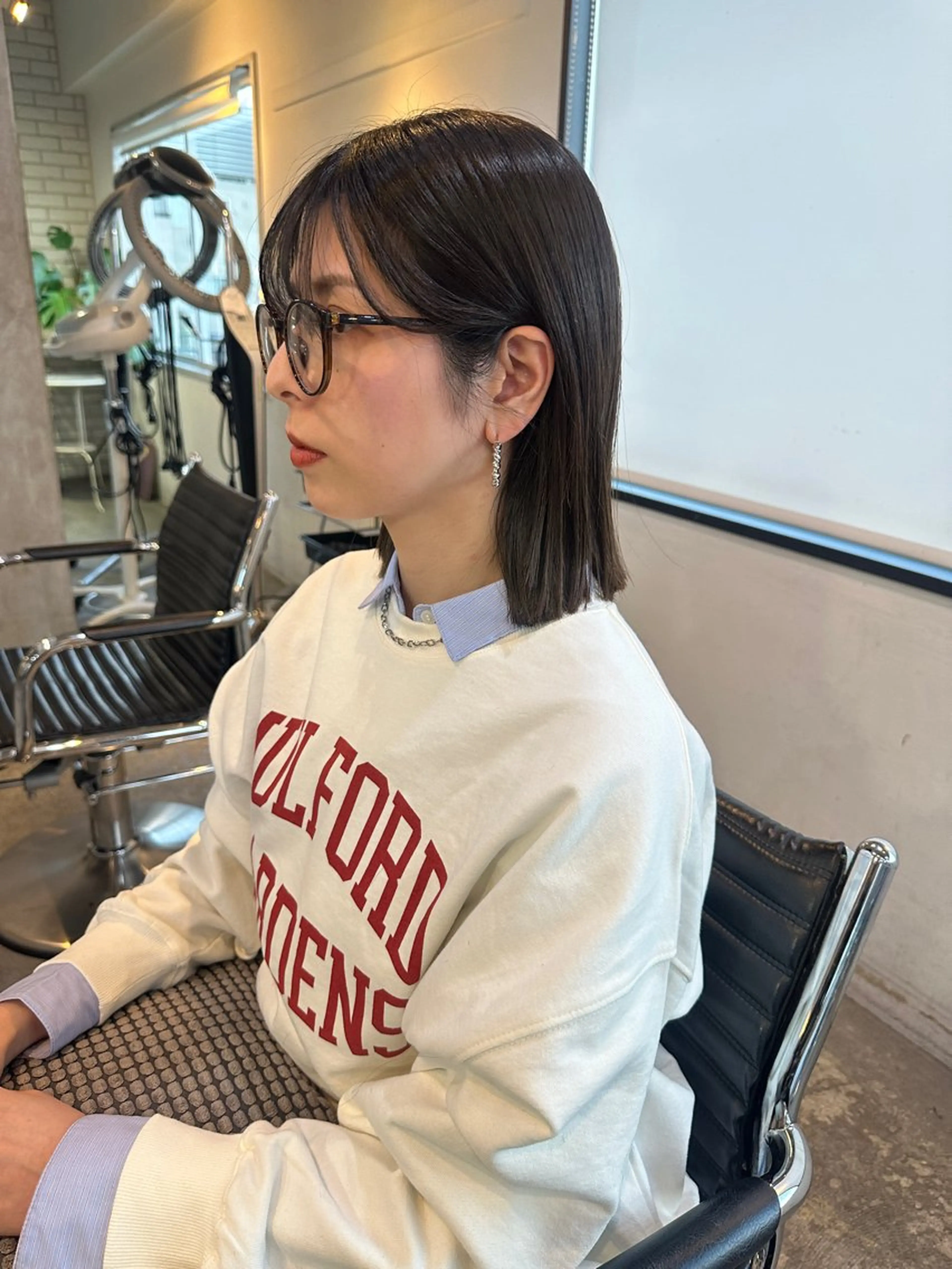 ショート カラー ヘアアレンジ ボブ stylist/蛯谷 珠里のヘアスタイル