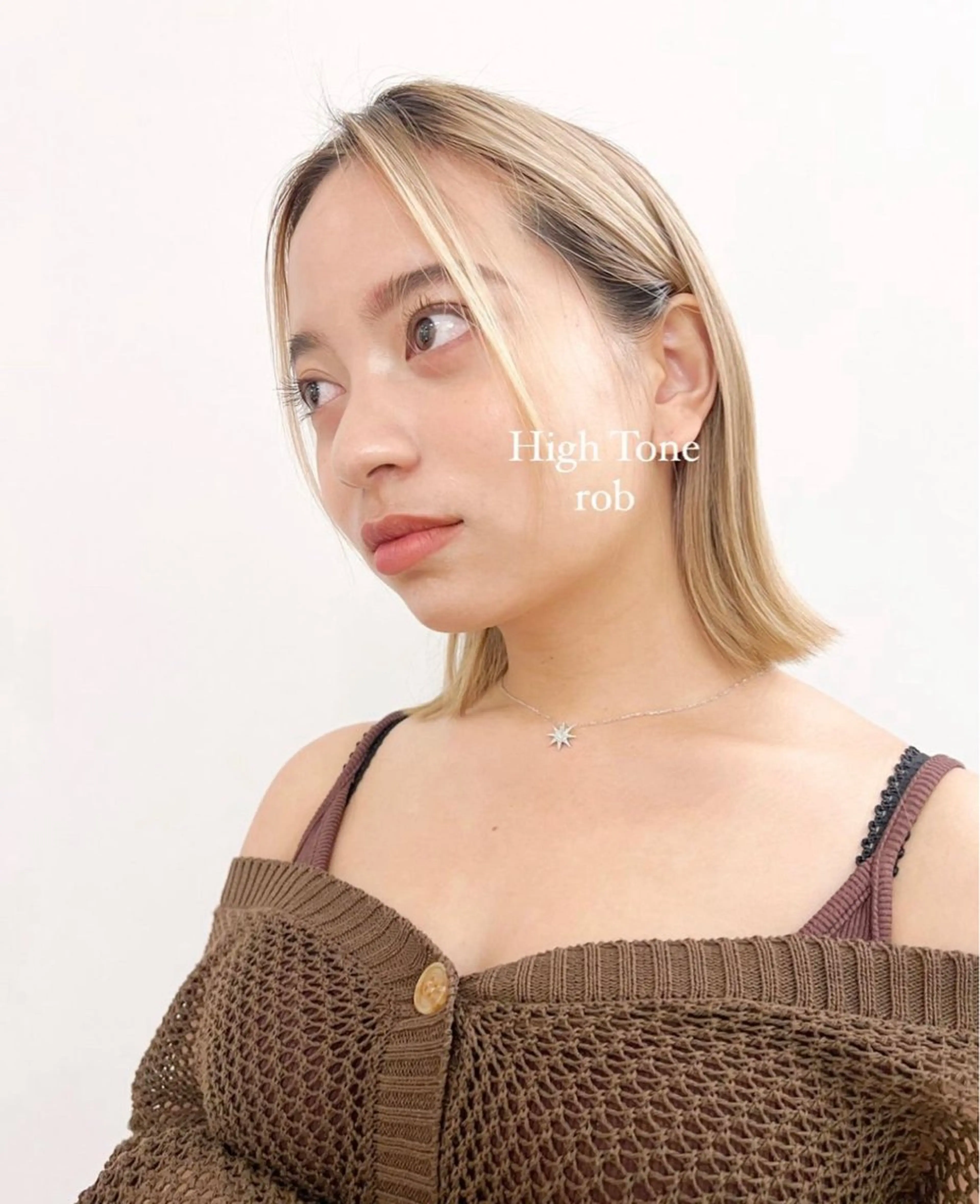 ミディアム カラー ハイトーンカラー 似合わせカット🫧 /パーマRINAのヘアスタイル