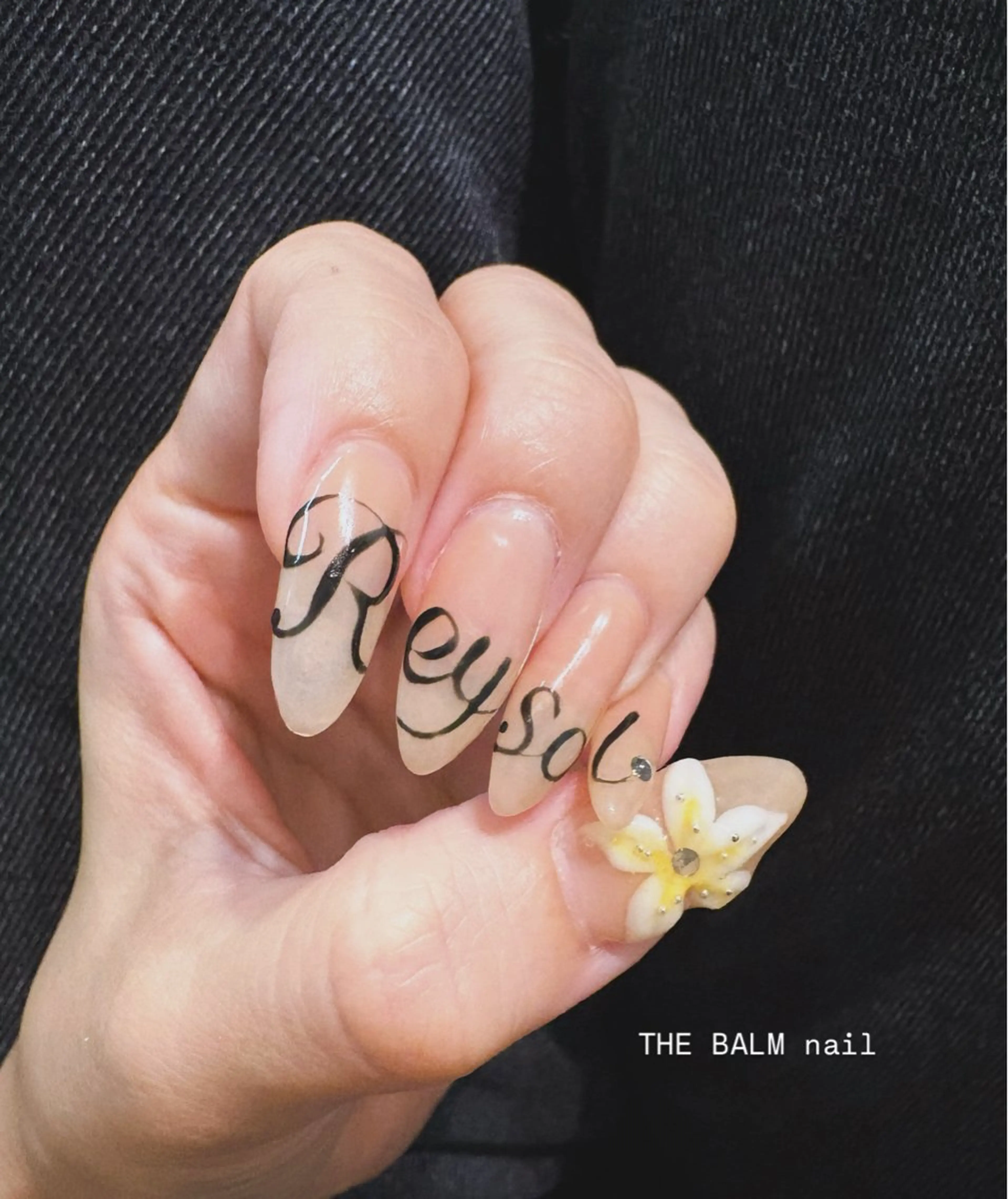 ネイル ハンドネイル THE BALM Rihoのネイルデザイン