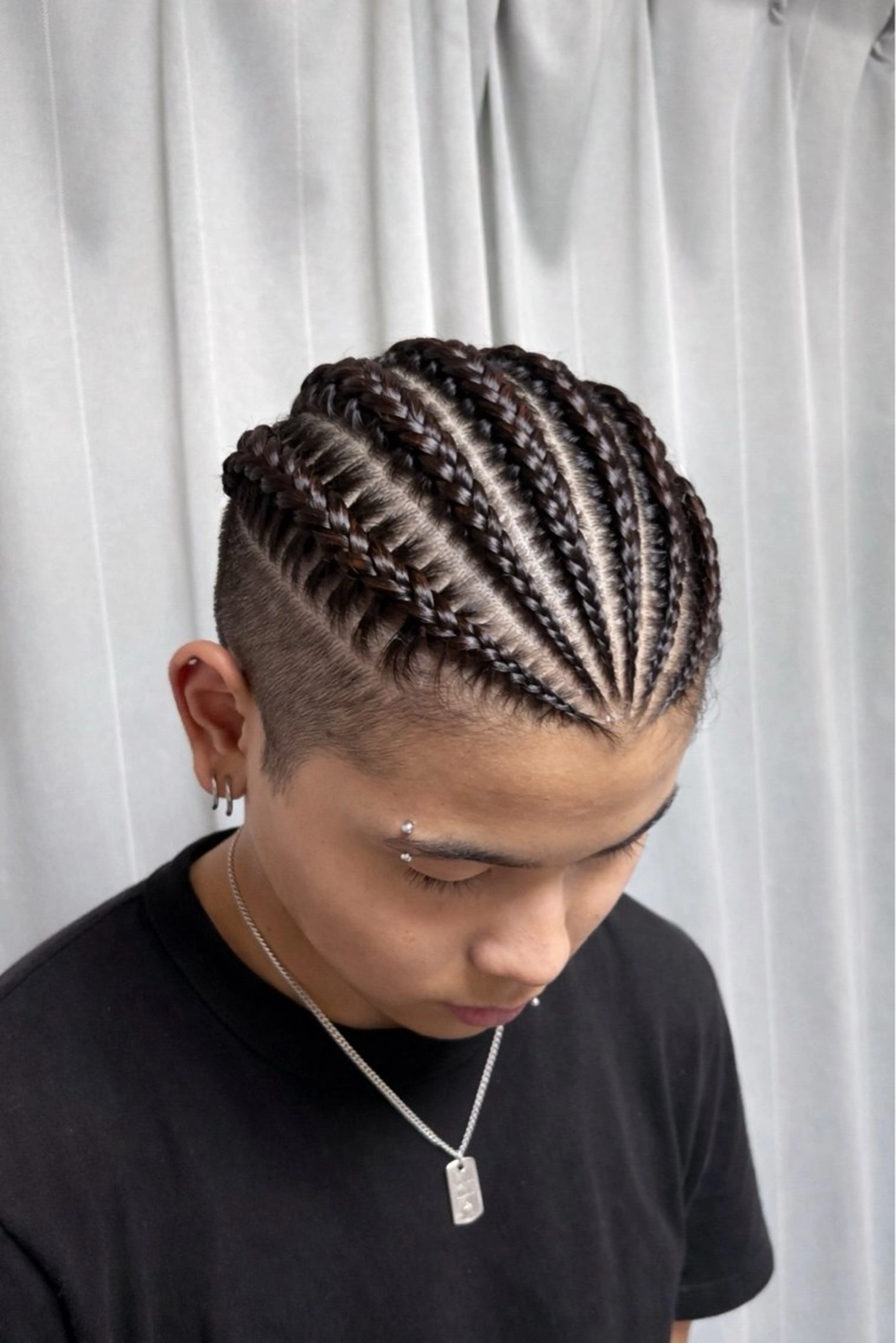 ヘアアレンジ メンズ ヘアセット airi🌺カラー /特殊ヘア⛓️🖤のヘアスタイル