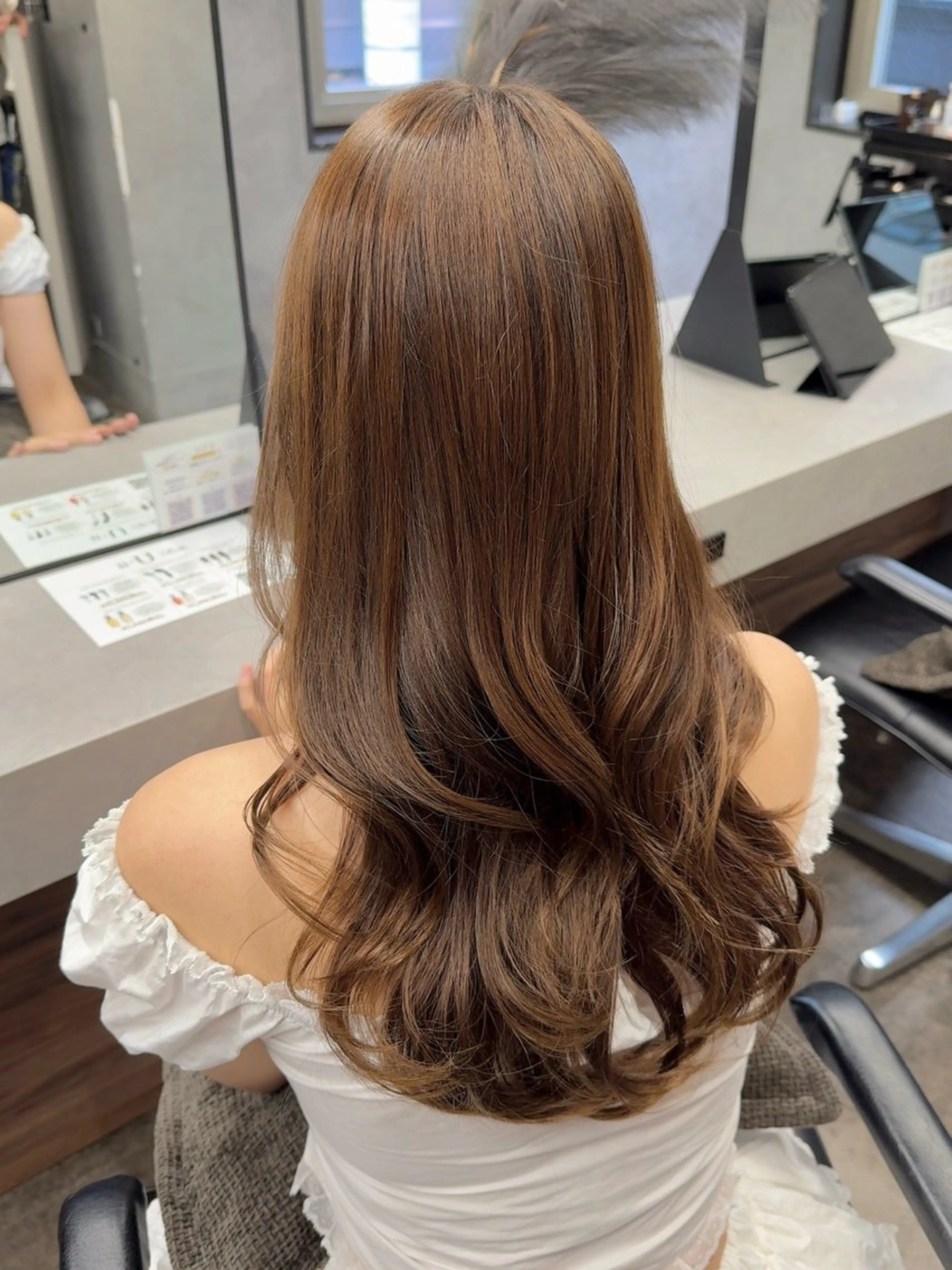 セミロング ヘアカラー トリートメント 髪質改善/艶髪 MINAMIのヘアスタイル