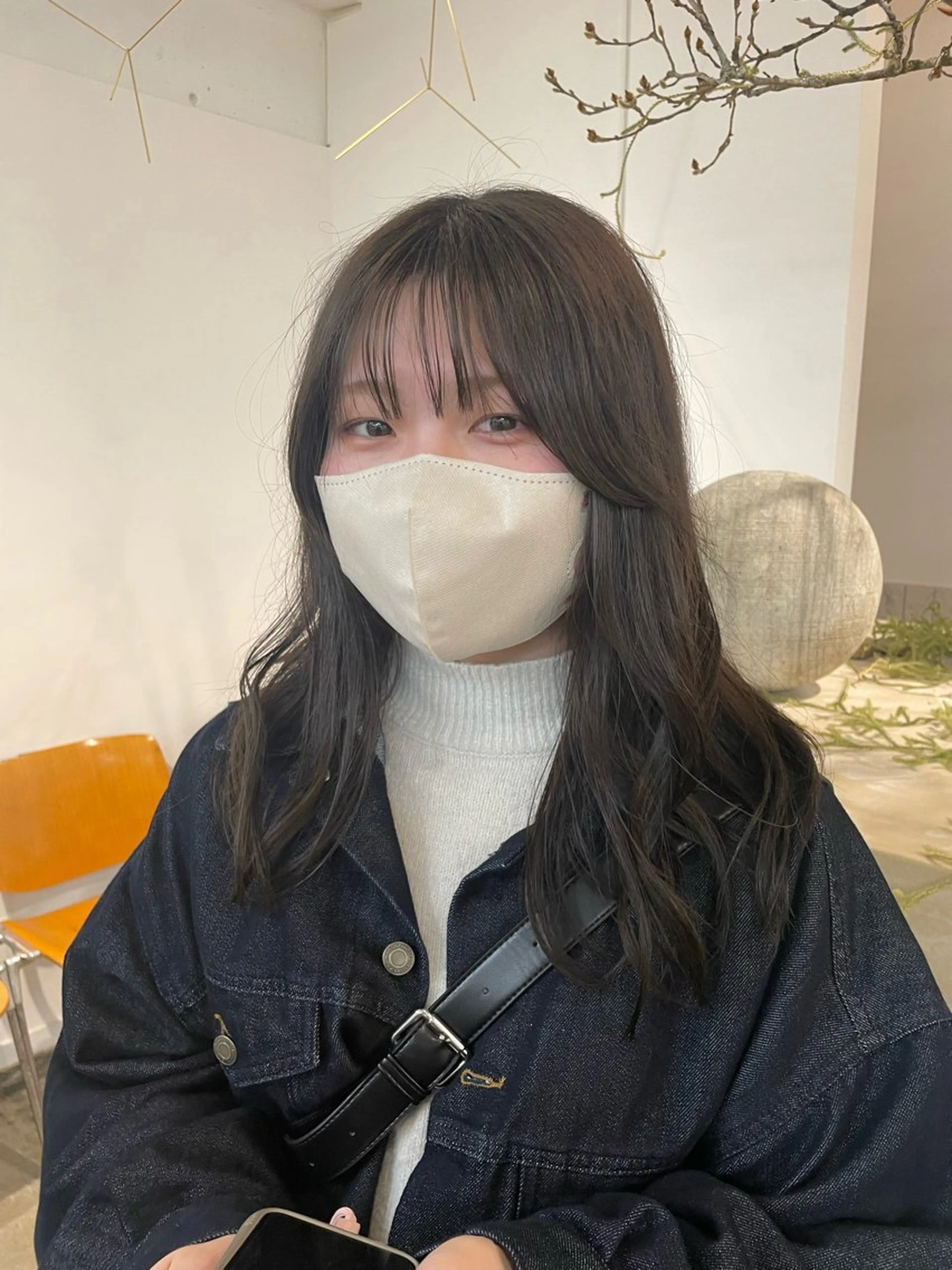 セミロング カラー Terve.竹内 視咲のヘアスタイル