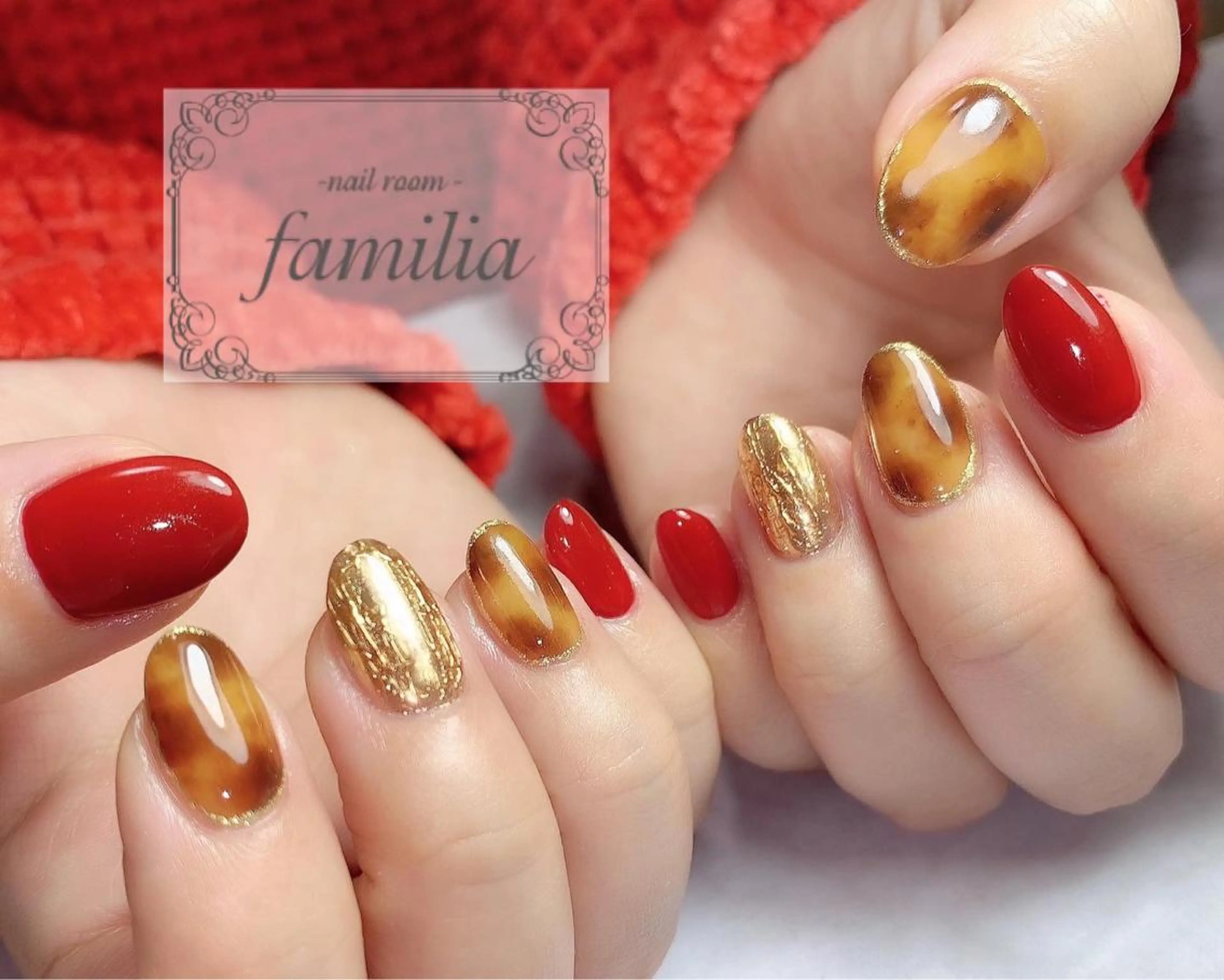 ネイル ハンドネイル -nailroom- familiaのネイルデザイン