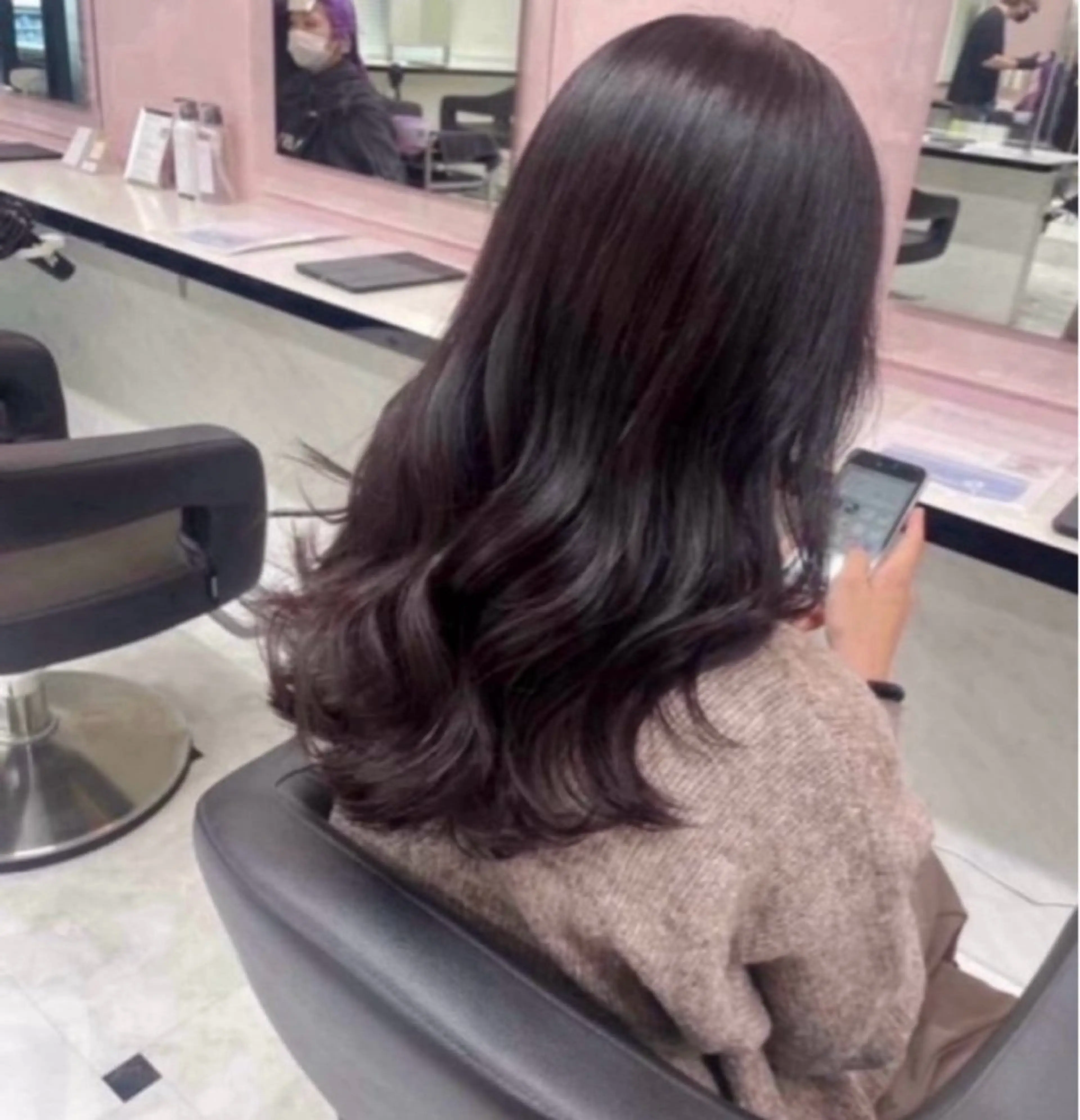 ロング ヘアカラー miku/ラベンダー 透明感カラー🪻❤︎のヘアスタイル