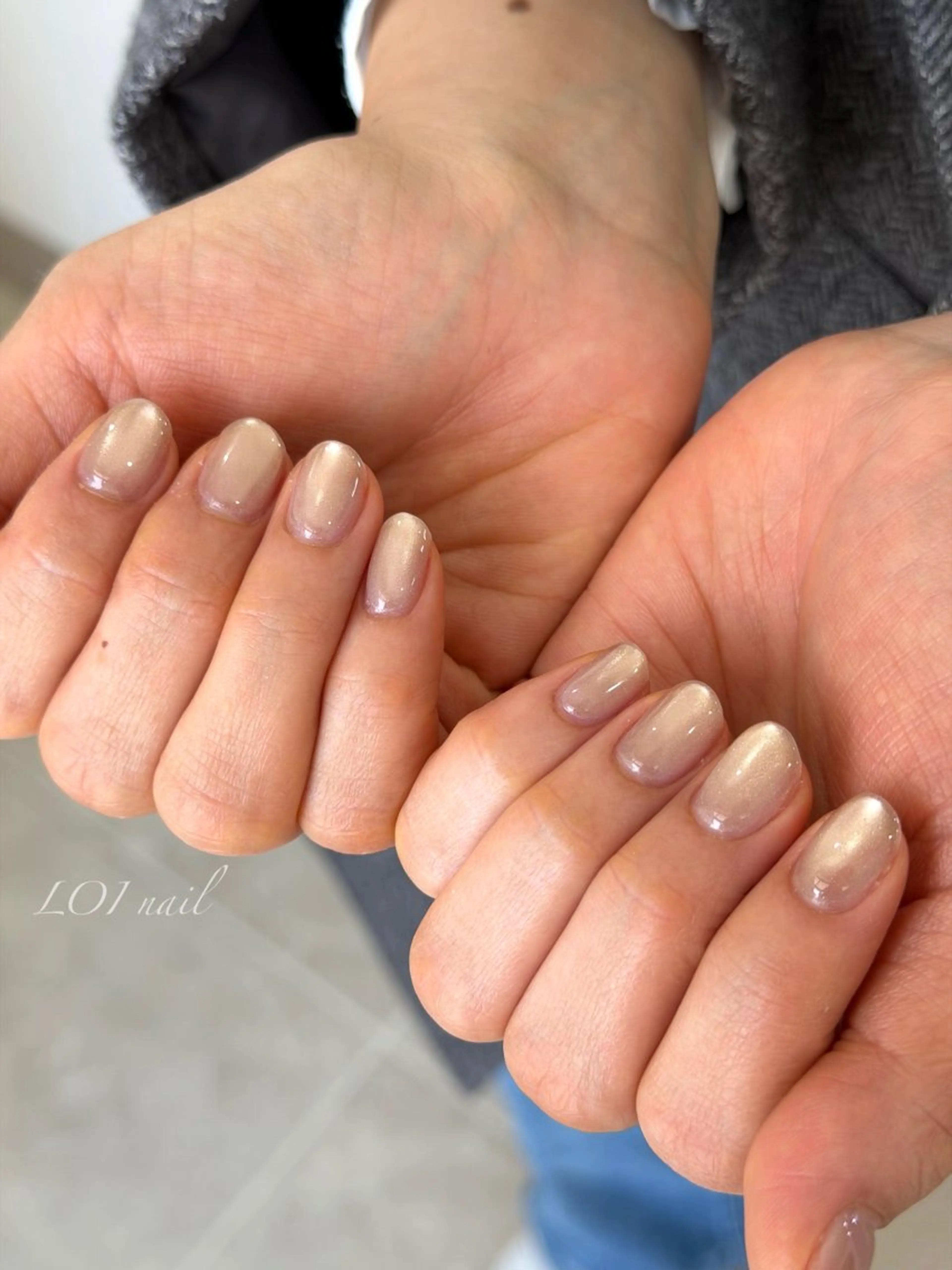 ネイル マグネットネイル LOI nail 天王店 otohaのネイルデザイン