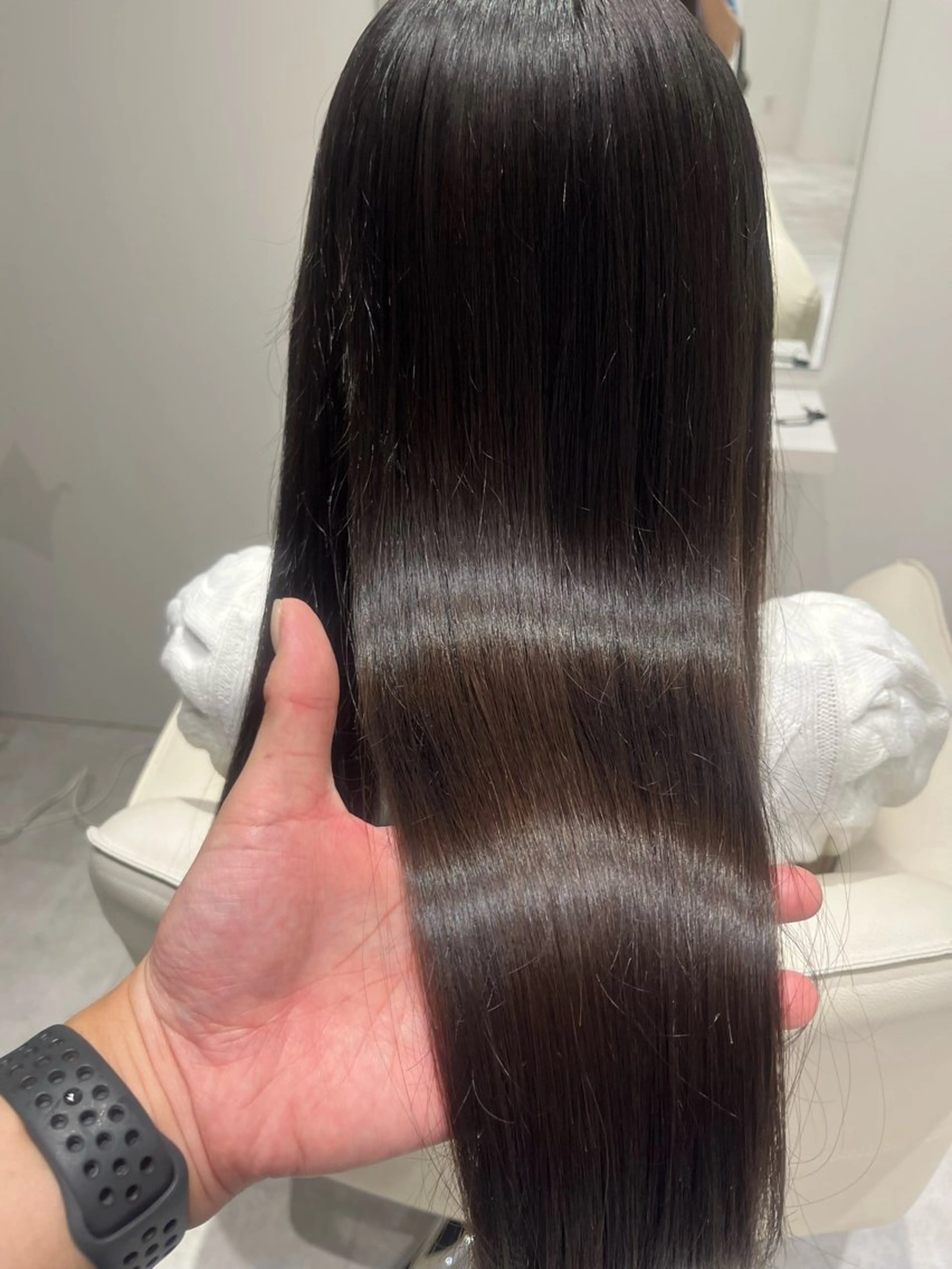 ロング くせ毛 髪質改善 縮毛矯正 トリートメント 髪質改善/増田拓真 金沢市/内灘/美容室のヘアスタイル