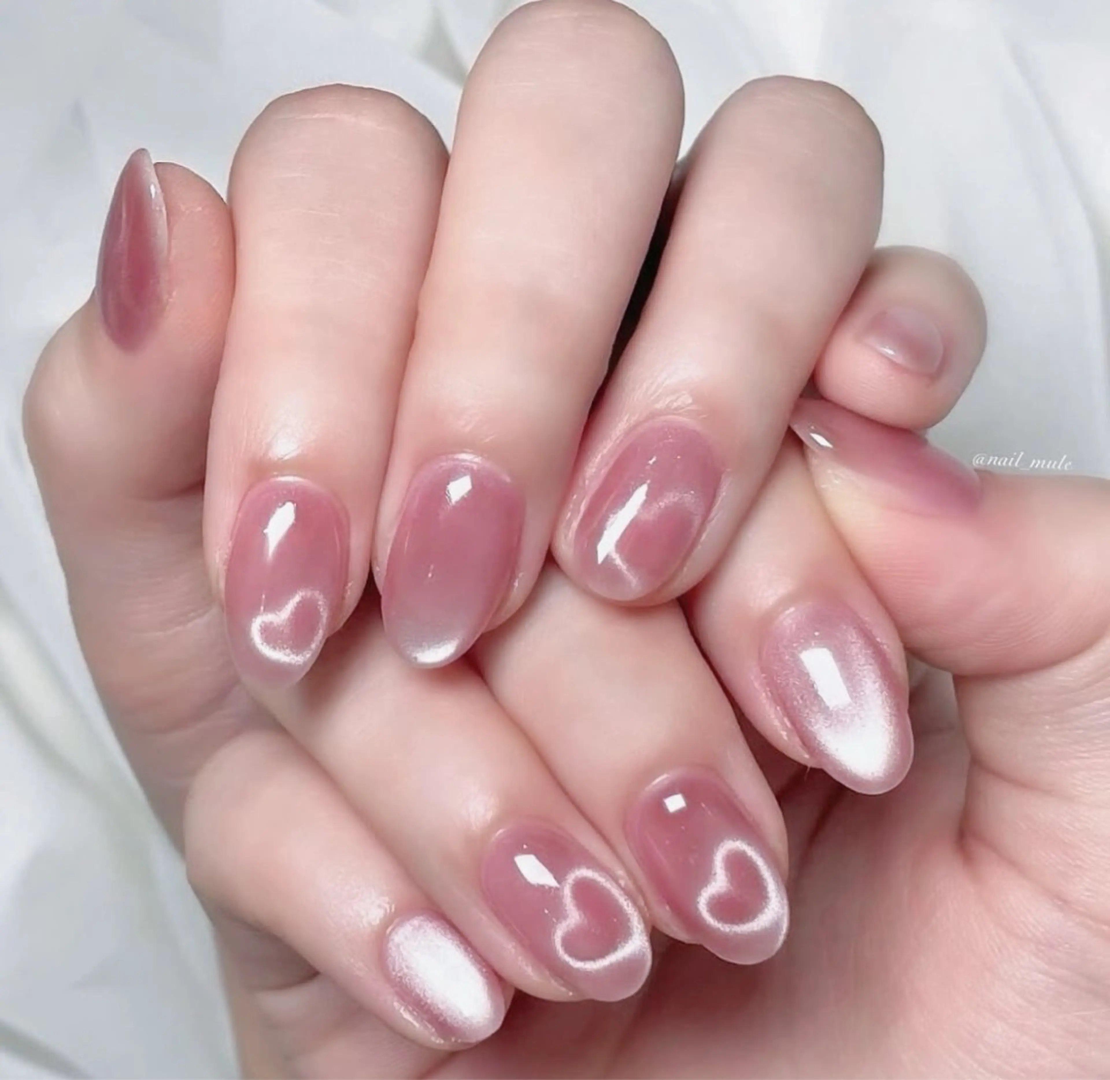 💅おすすめ《マグネットワンカラー+4本ハートマグネット》の写真