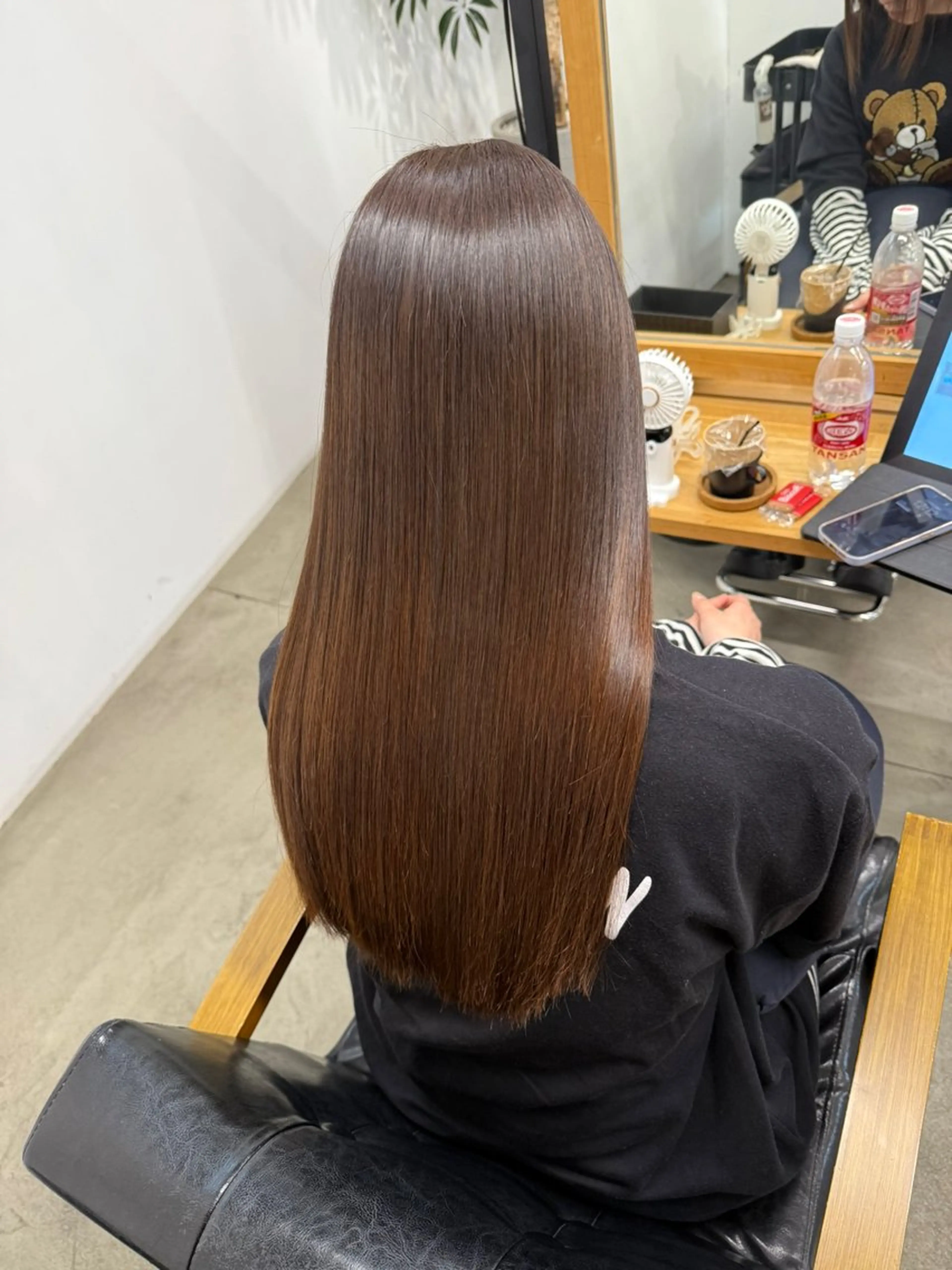 セミロング カット 縮毛矯正 トリートメント ひろし/髪質改善/ 縮毛矯正/上品✨のヘアスタイル