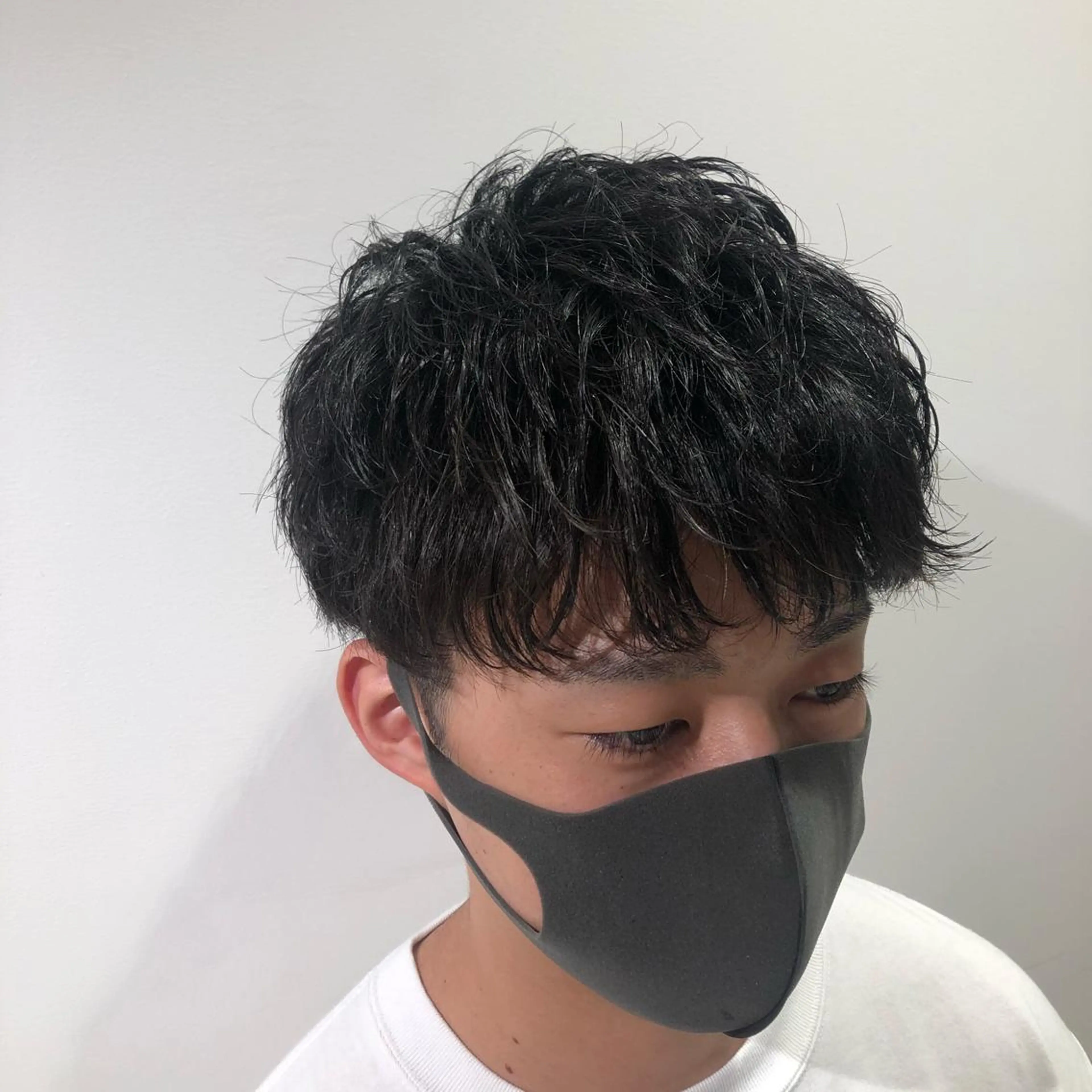 ショート カラー パーマ ヘアアレンジ メンズ パーソナルカラー合わ せたカラー🤍なつみのヘアスタイル