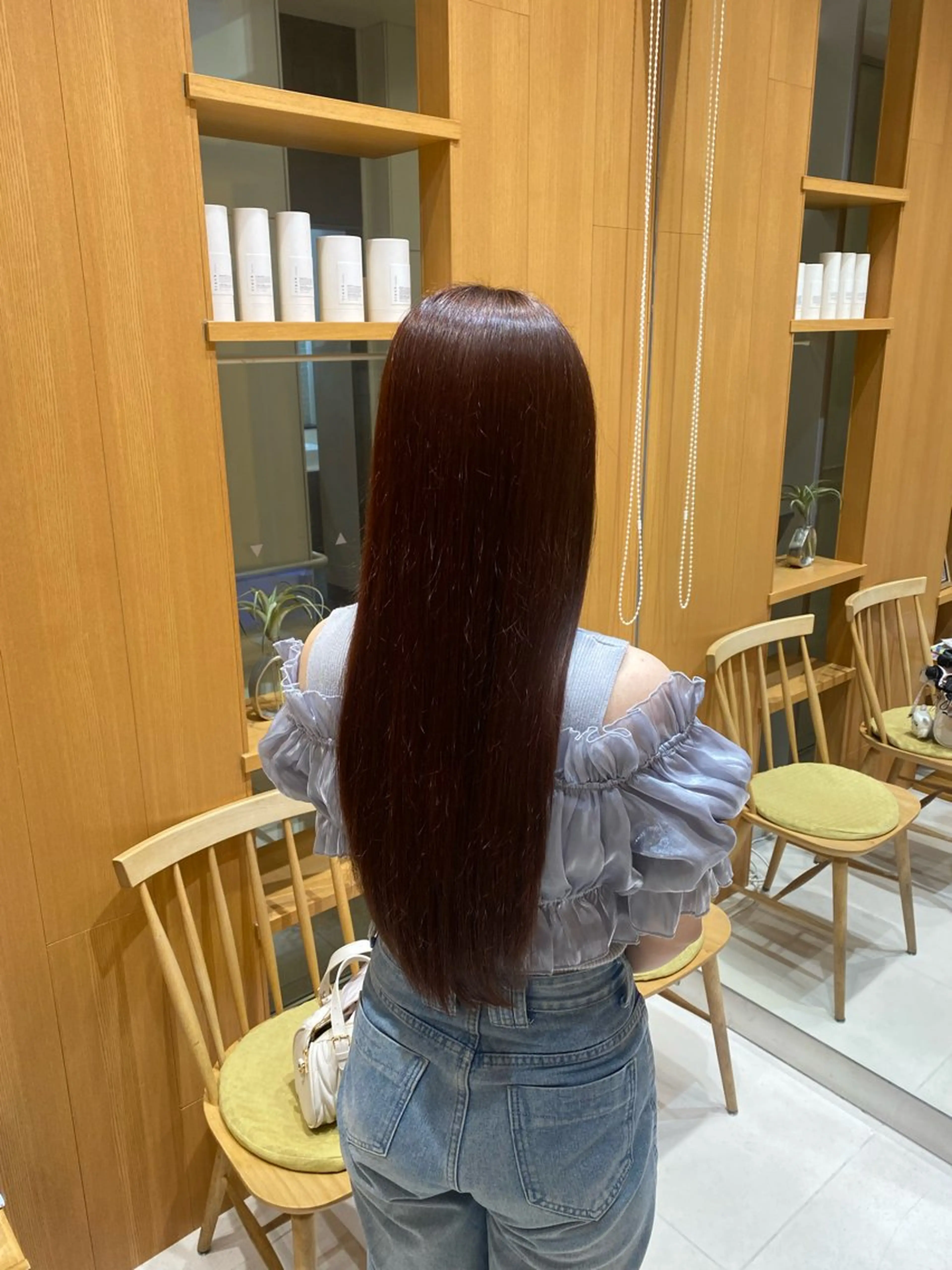 ロング カラー 縮毛矯正 ヘアカラー apish 国分寺 / 鈴木 花穏のヘアスタイル