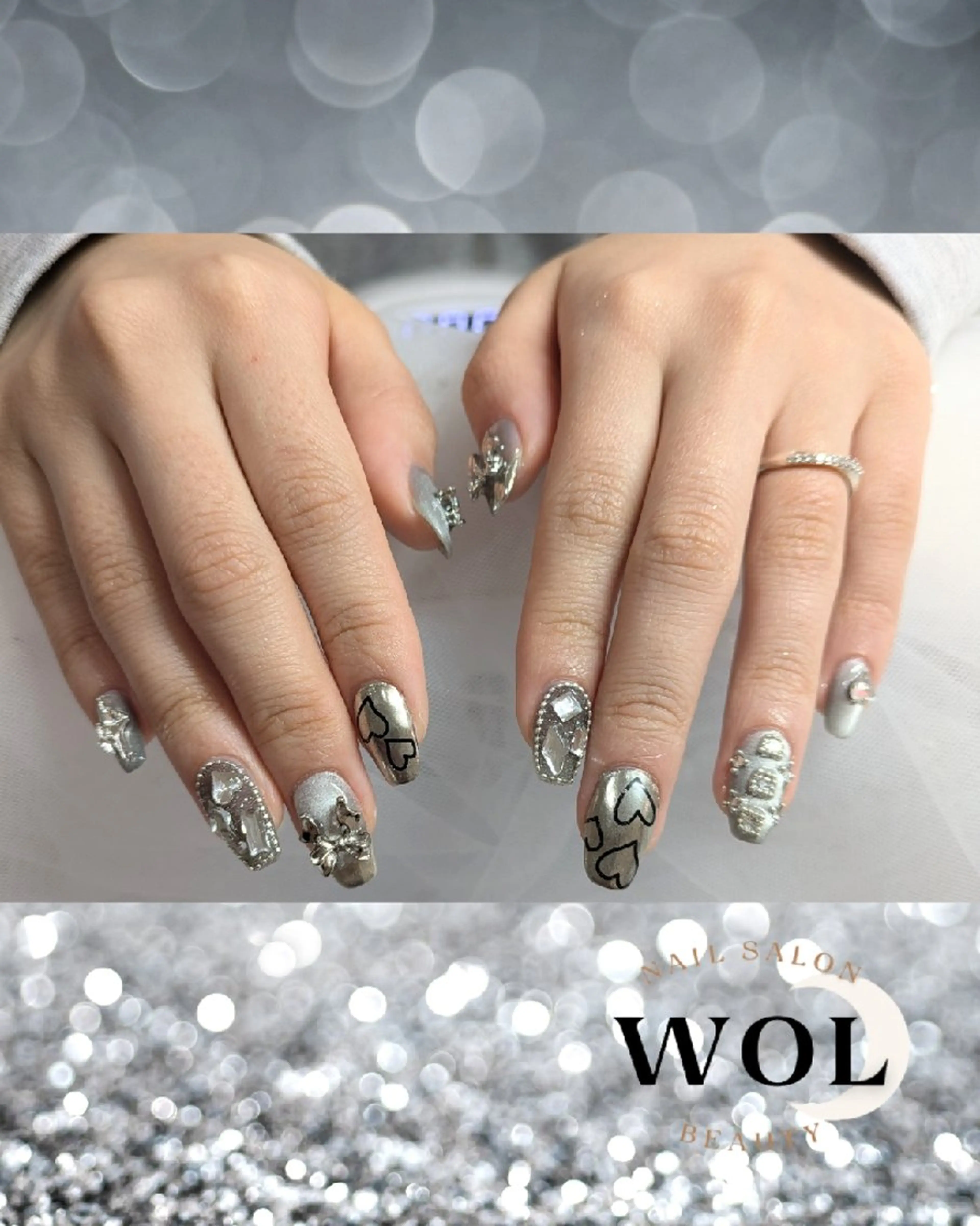ネイル ハンドネイル nailsalon🌙WOL所属・WOL🌙 momokoのネイルデザイン