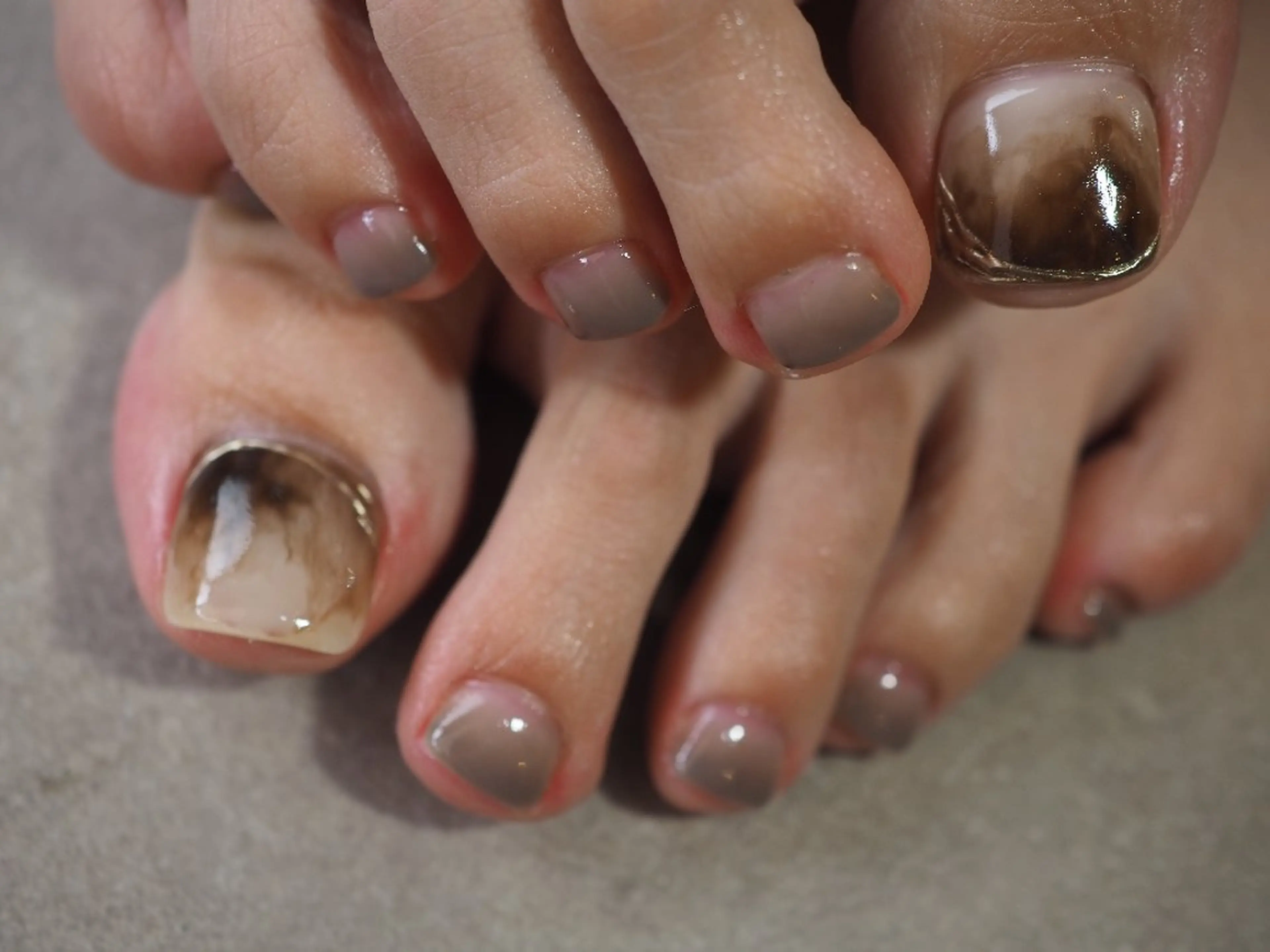 ネイル フットネイル glaNje 福光のネイルデザイン